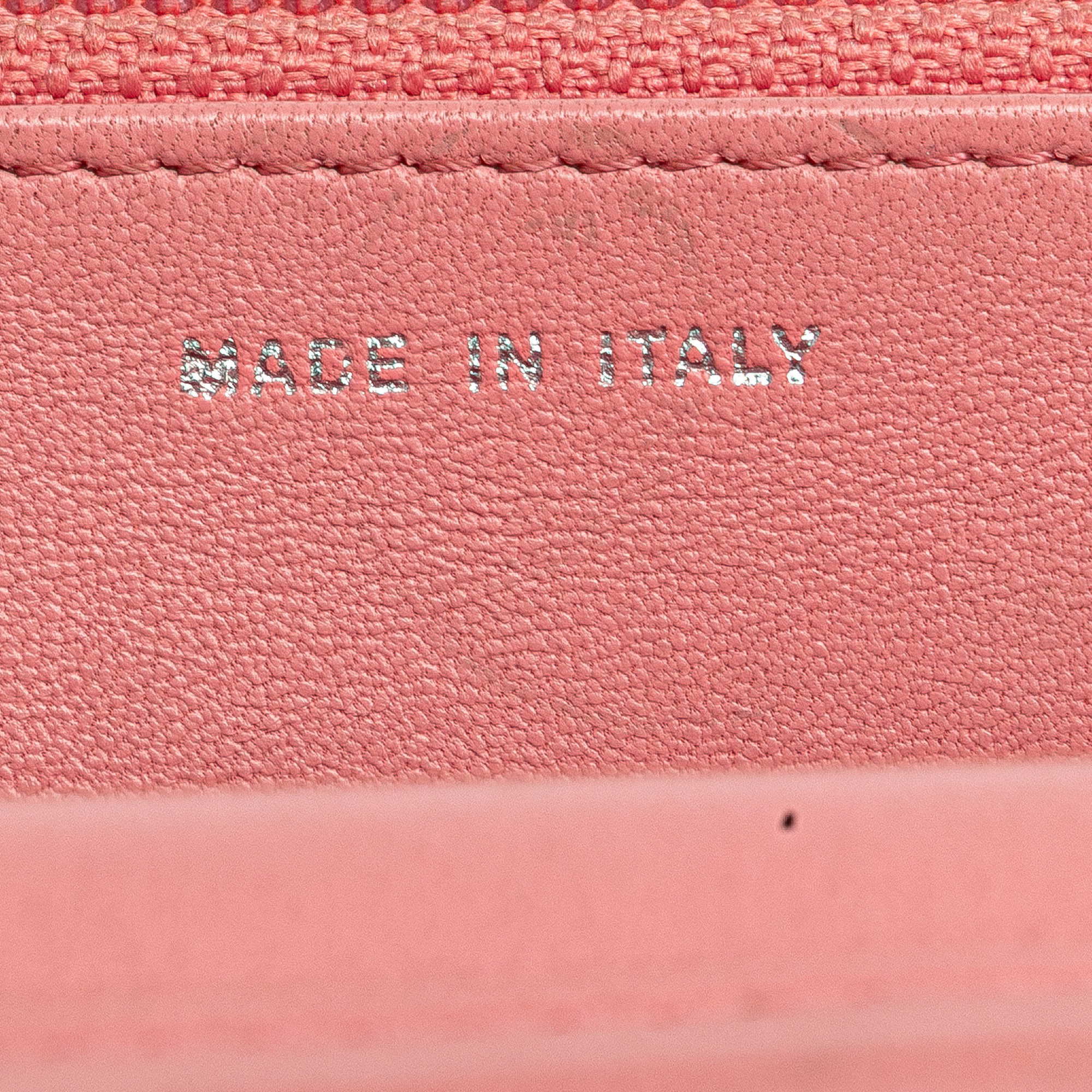 Chanel CC Embossed Lambskin Camellia Wallet On Chain - image 9