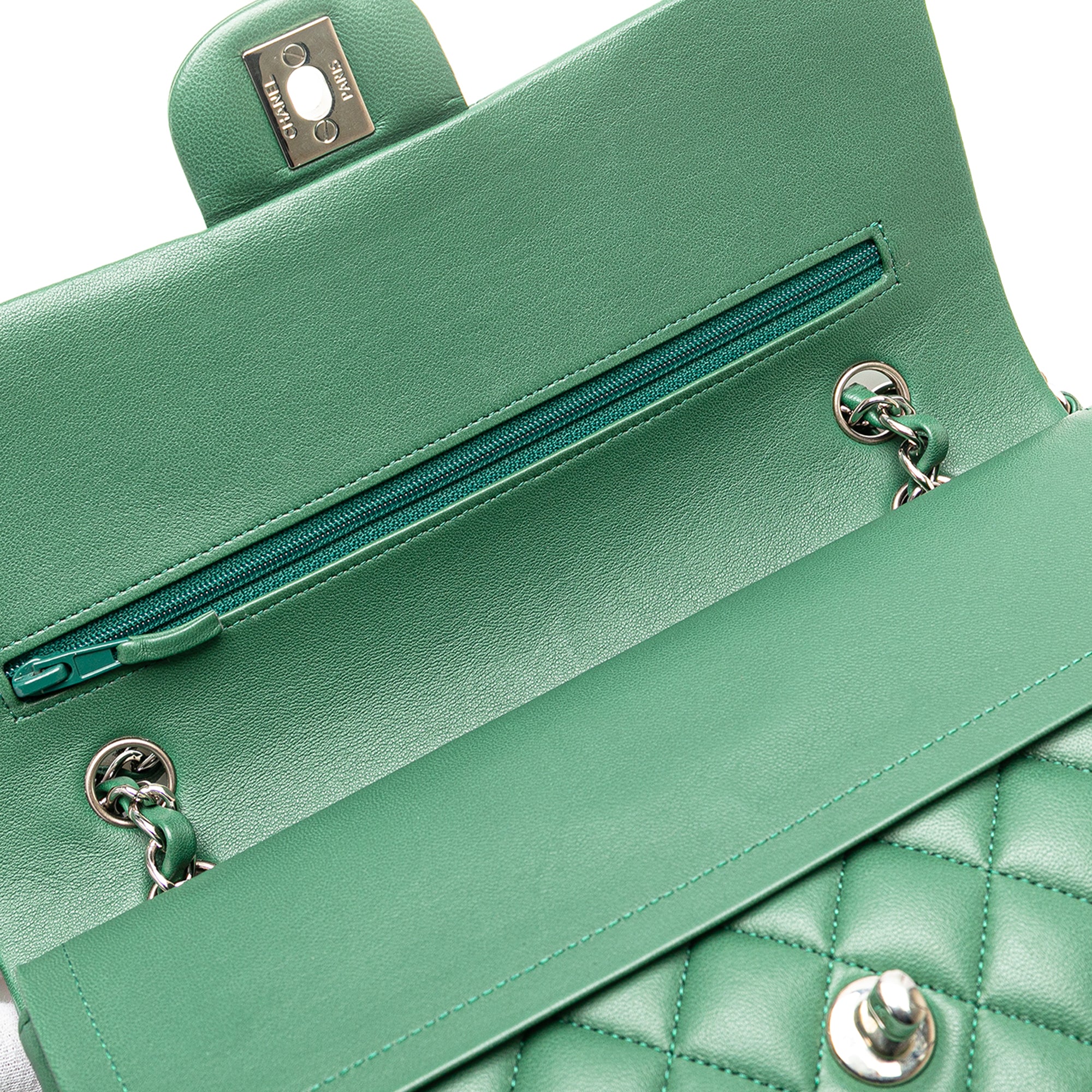 Chanel Medium Classic Lambskin Double Flap - image 6