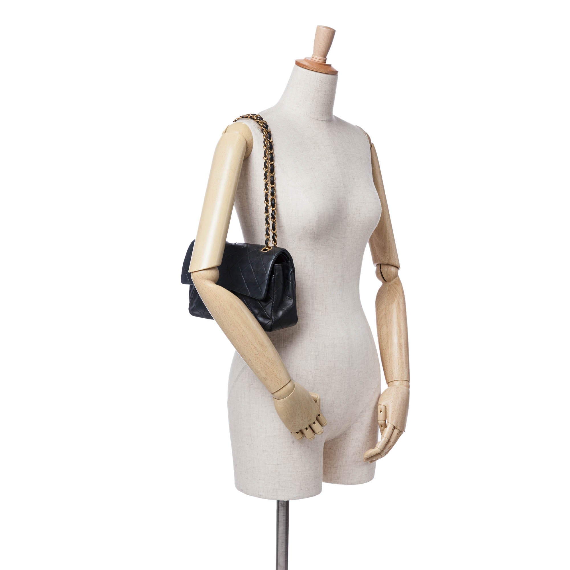 Chanel Small Classic Lambskin Double Flap - image 10