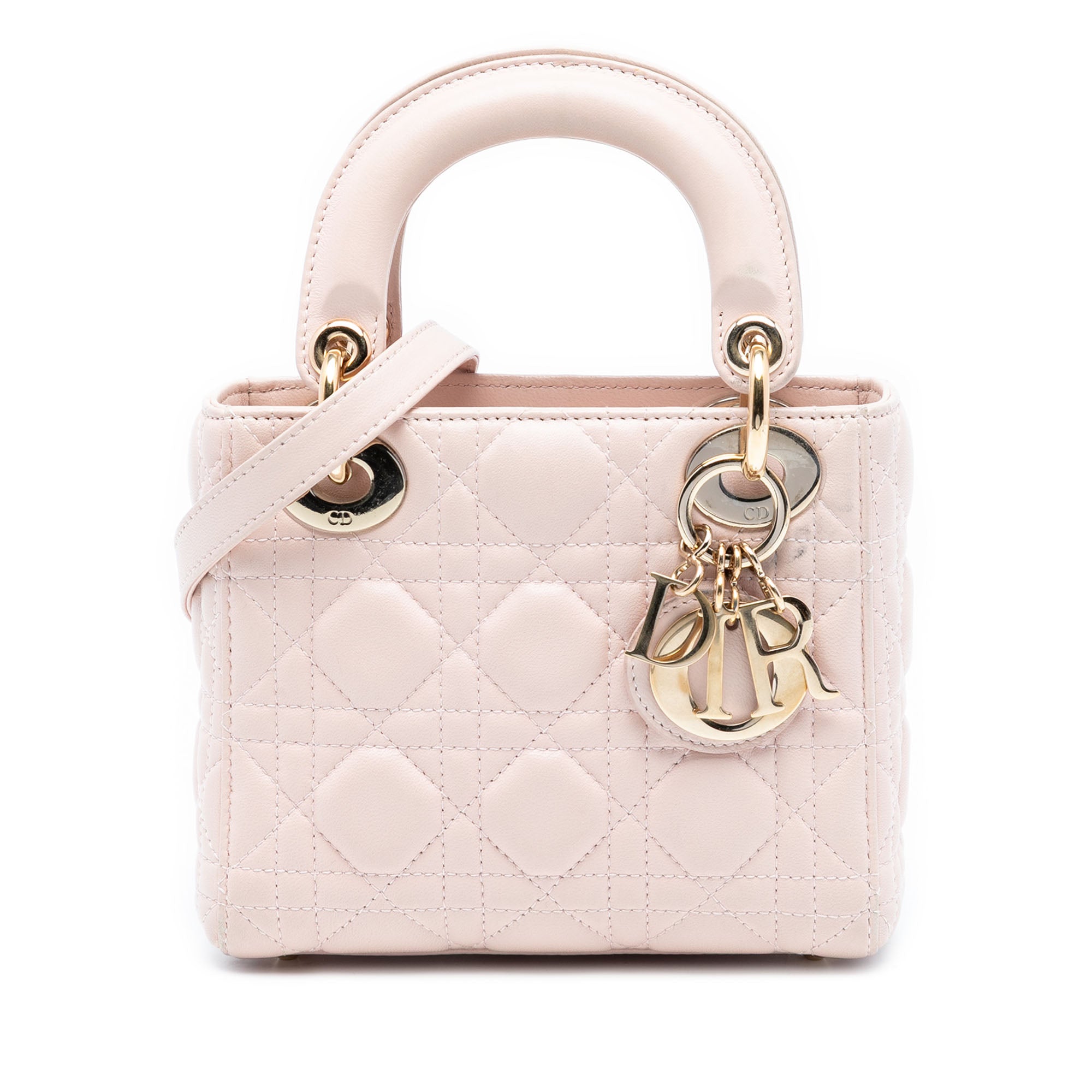Dior Mini Lambskin Cannage Lady Dior - image 1