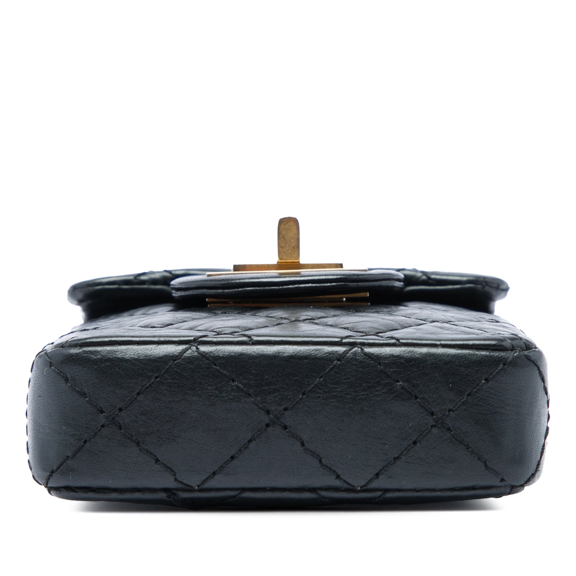 Chanel Quilted Aged Calfskin Reissue 2.55 Phone Holder With Chain - image 3