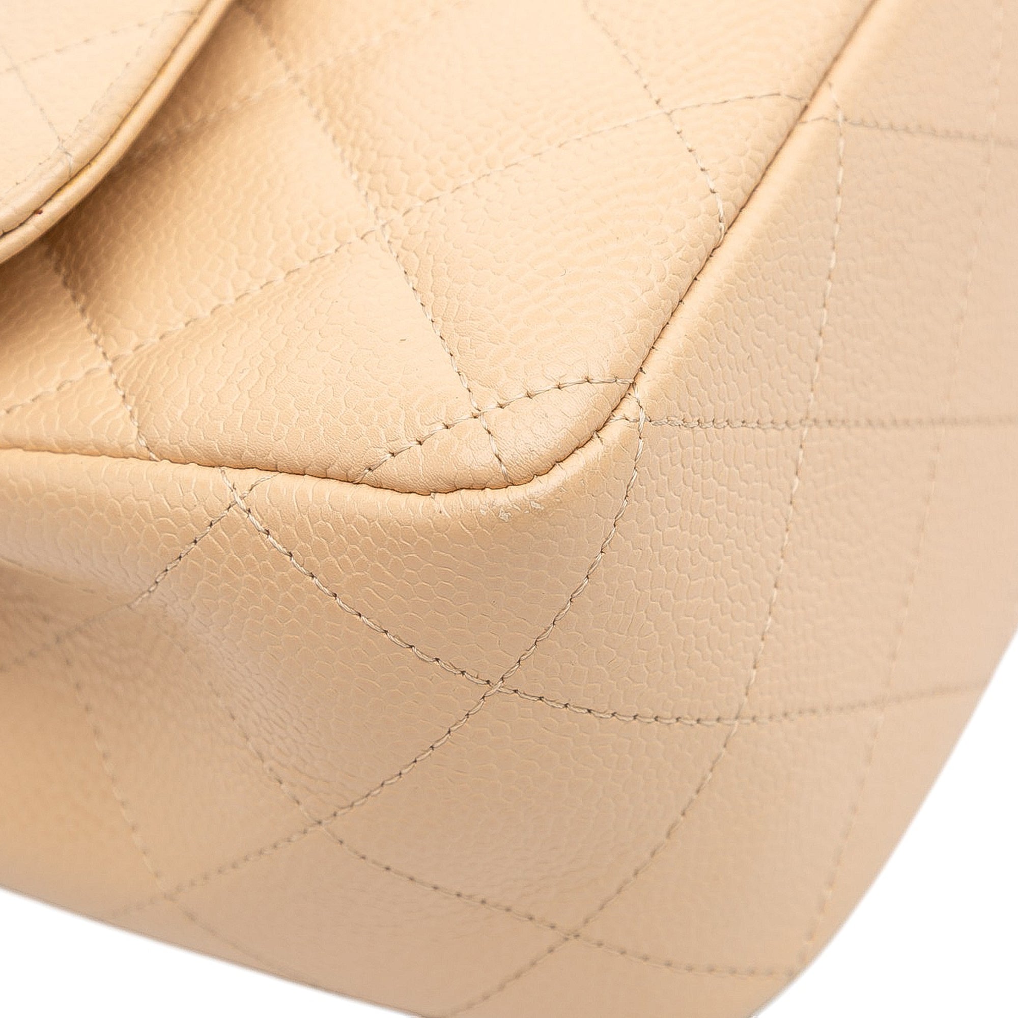 Chanel Jumbo Classic Caviar Double Flap - image 11