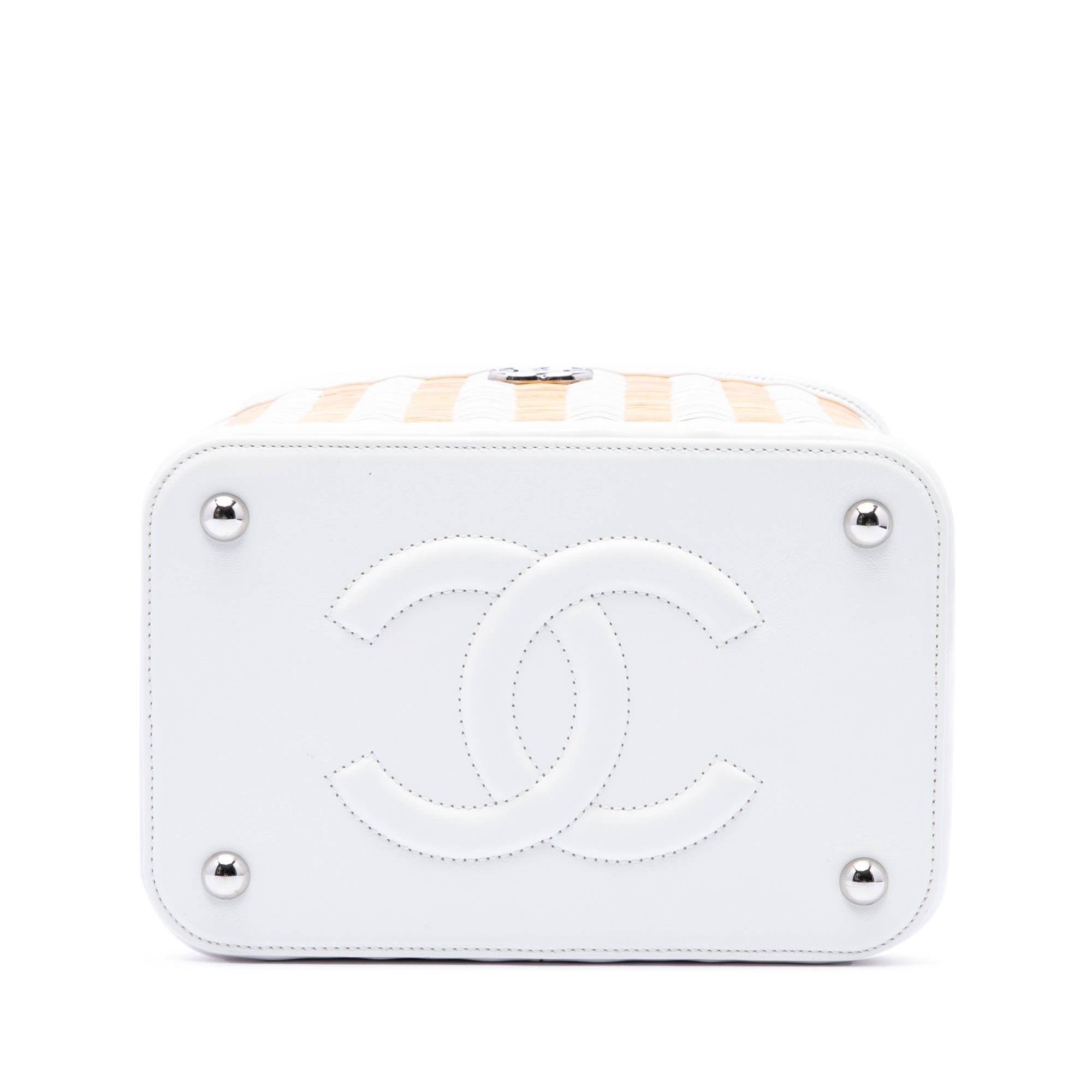 Chanel Medium Rattan Take Away Vanity Case - image 3