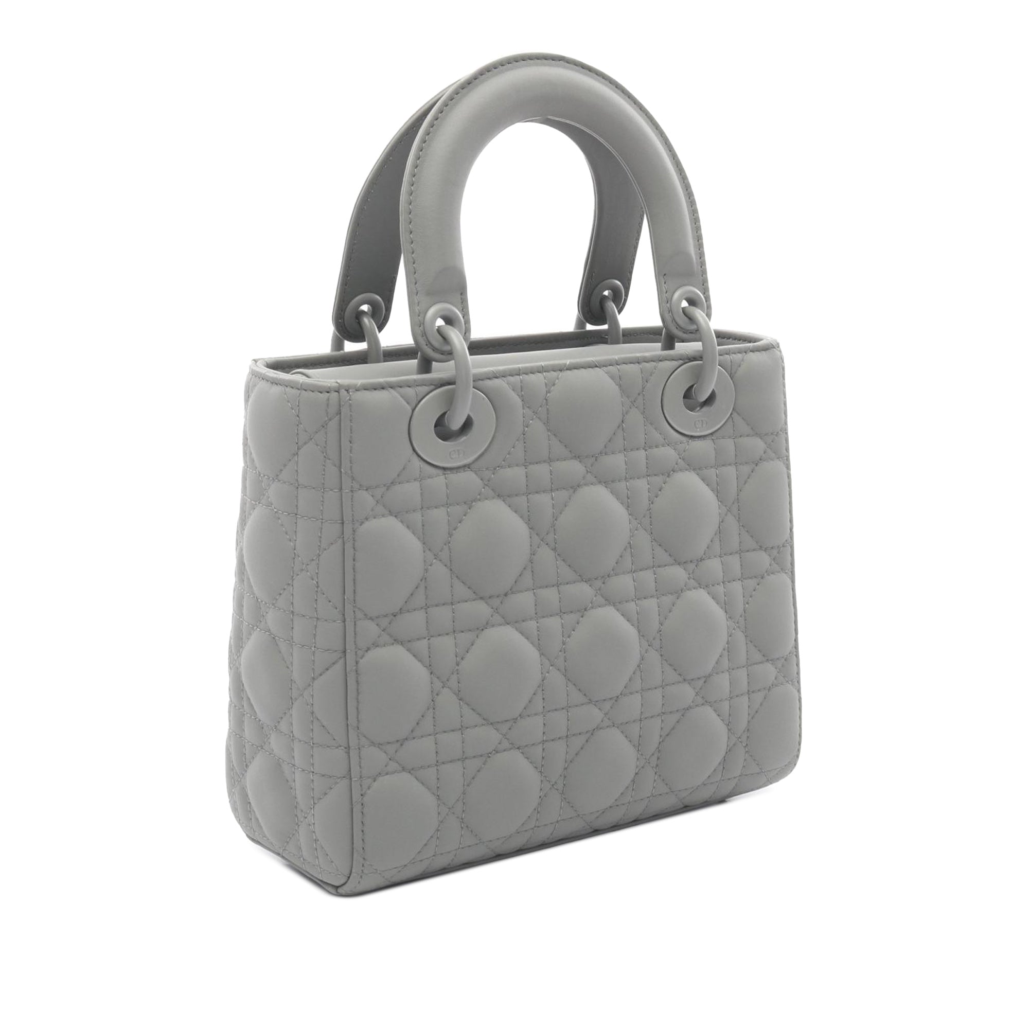 Dior Small Ultra Matte Calfskin Cannage Lady Dior - image 2