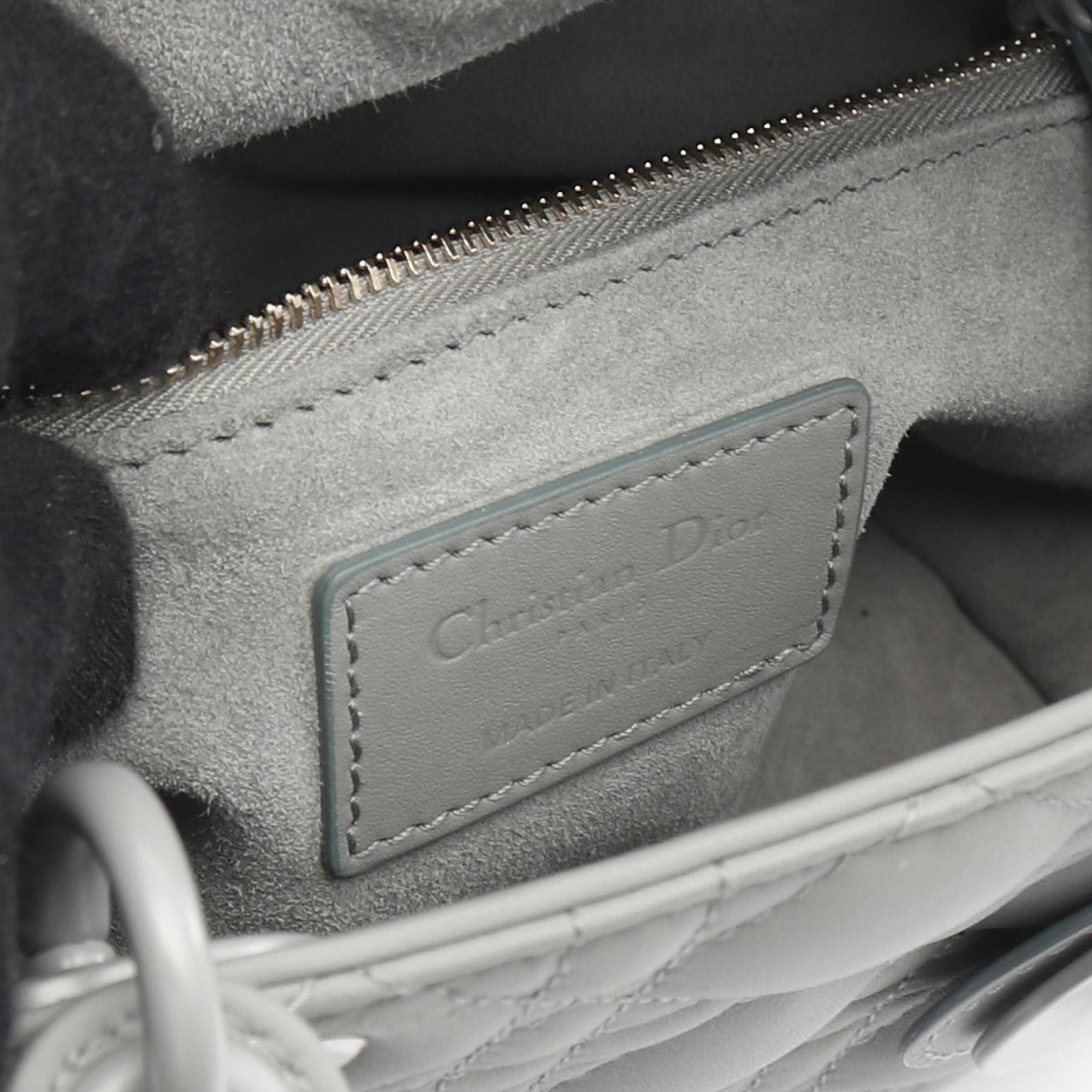 Dior Small Ultra Matte Calfskin Cannage Lady Dior - image 4