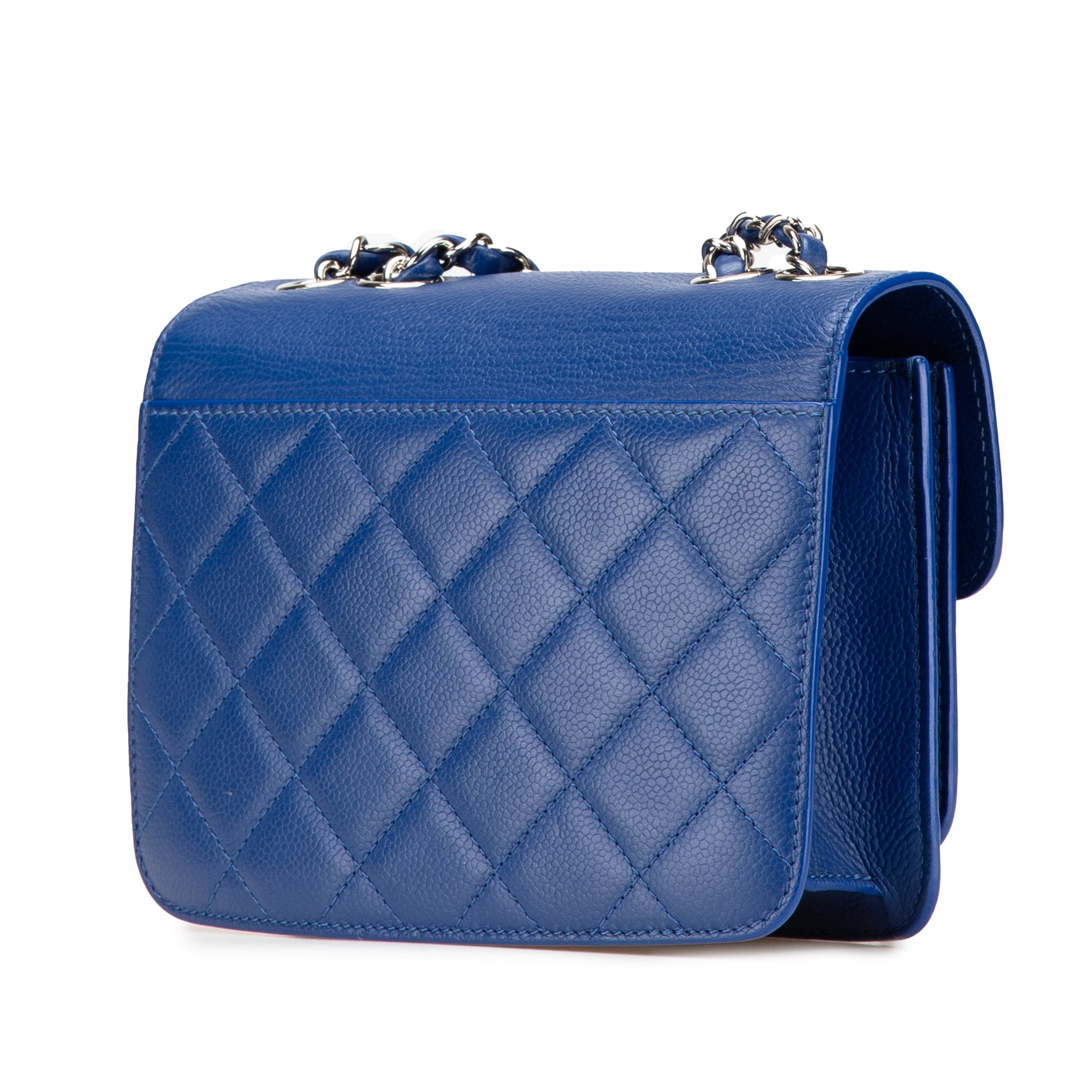 Chanel Quilted Caviar CC Box Flap - image 2