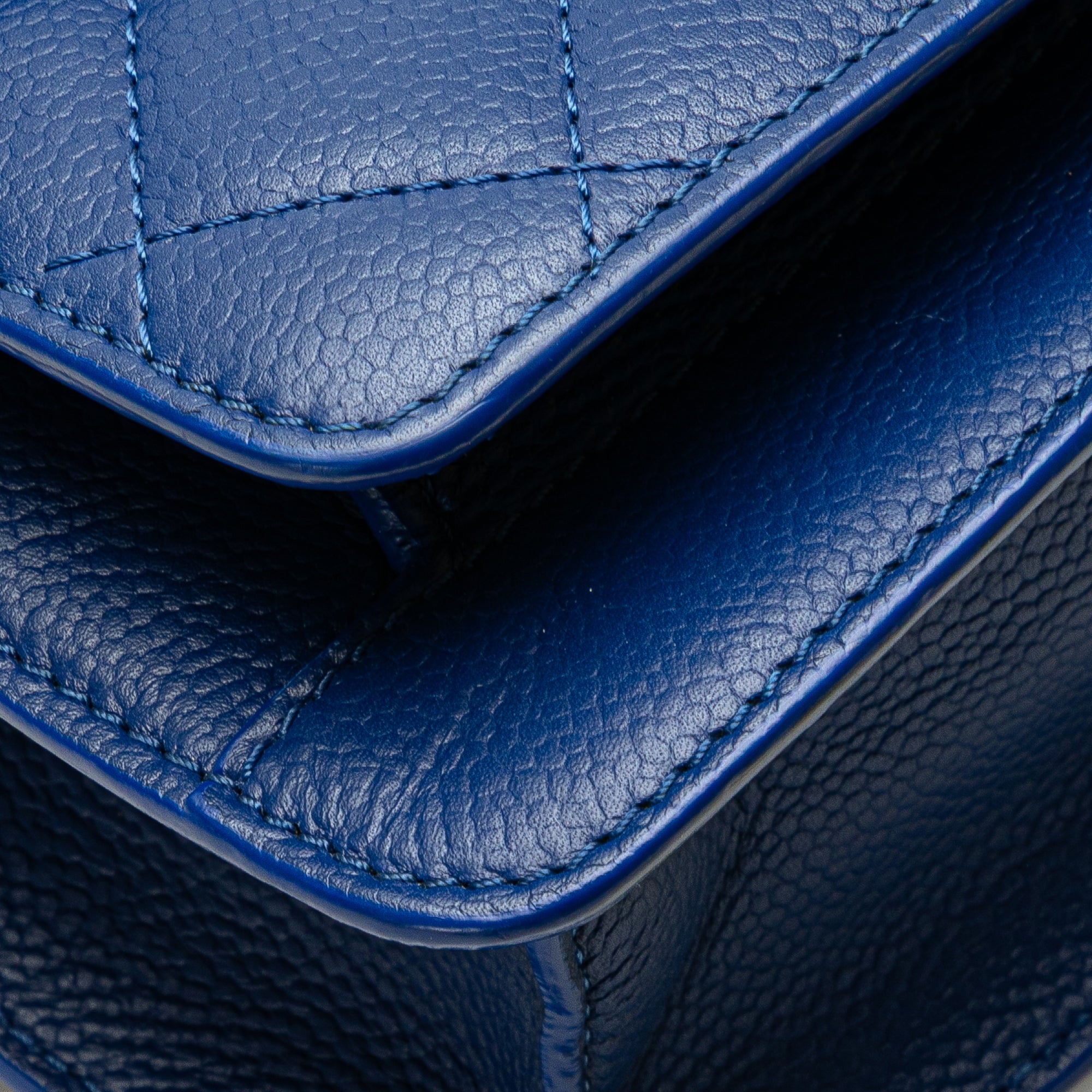 Chanel Quilted Caviar CC Box Flap - image 8