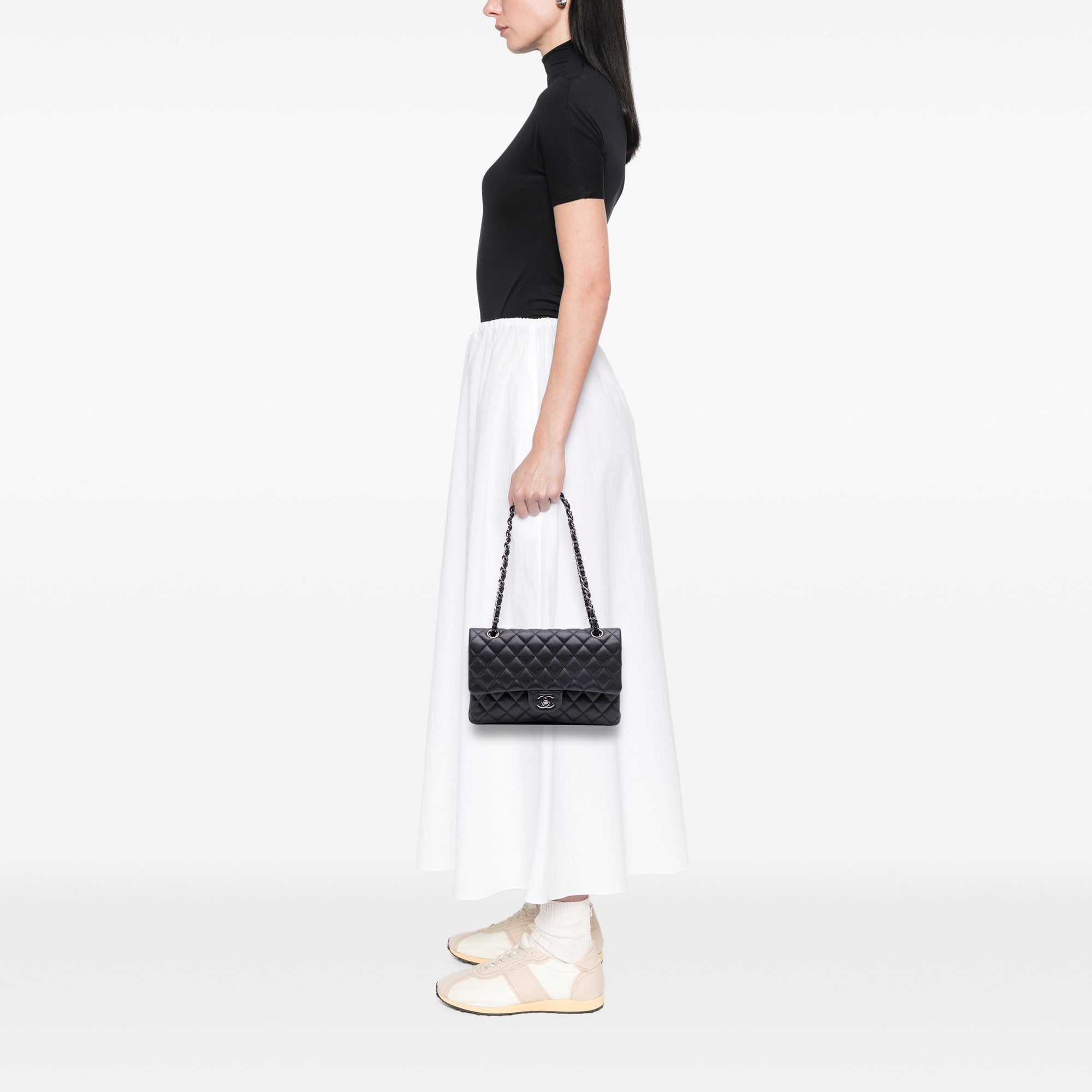 Chanel Medium Classic Caviar Double Flap - image 8