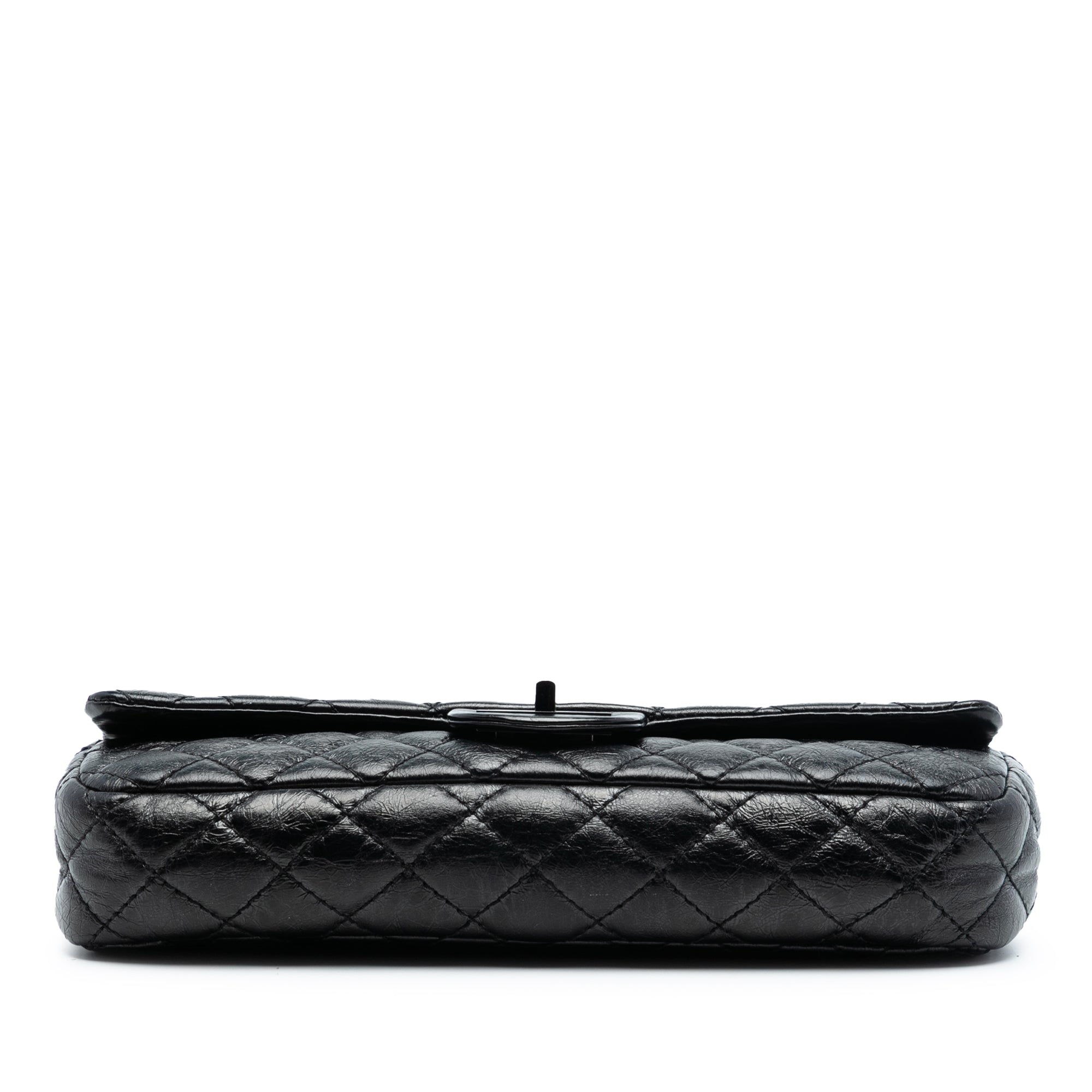 Chanel Quilted Glazed Calfskin Reissue 2.55 Clutch with Chain - image 3