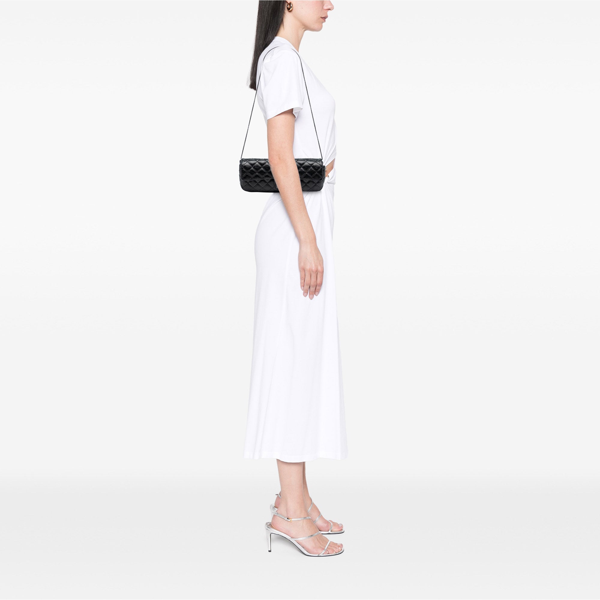 Chanel Quilted Glazed Calfskin Reissue 2.55 Clutch with Chain - image 7