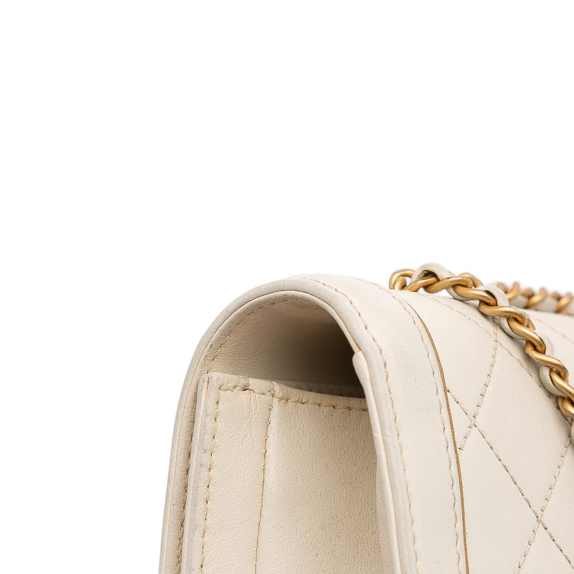 Chanel Medium Quilted Calfskin Octagon CC Clasp Flap - image 9