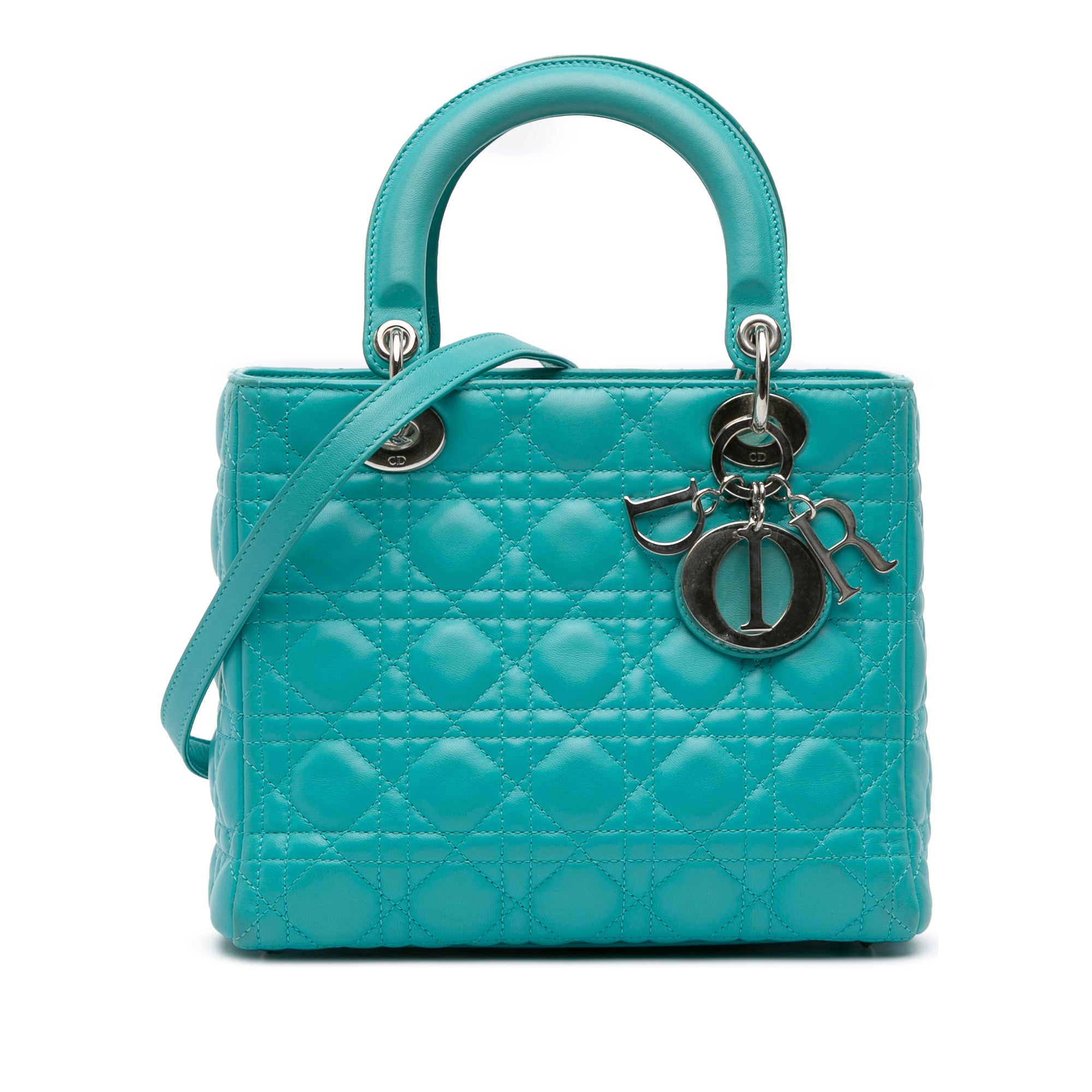 Dior Medium Lambskin Cannage Lady Dior - image 1
