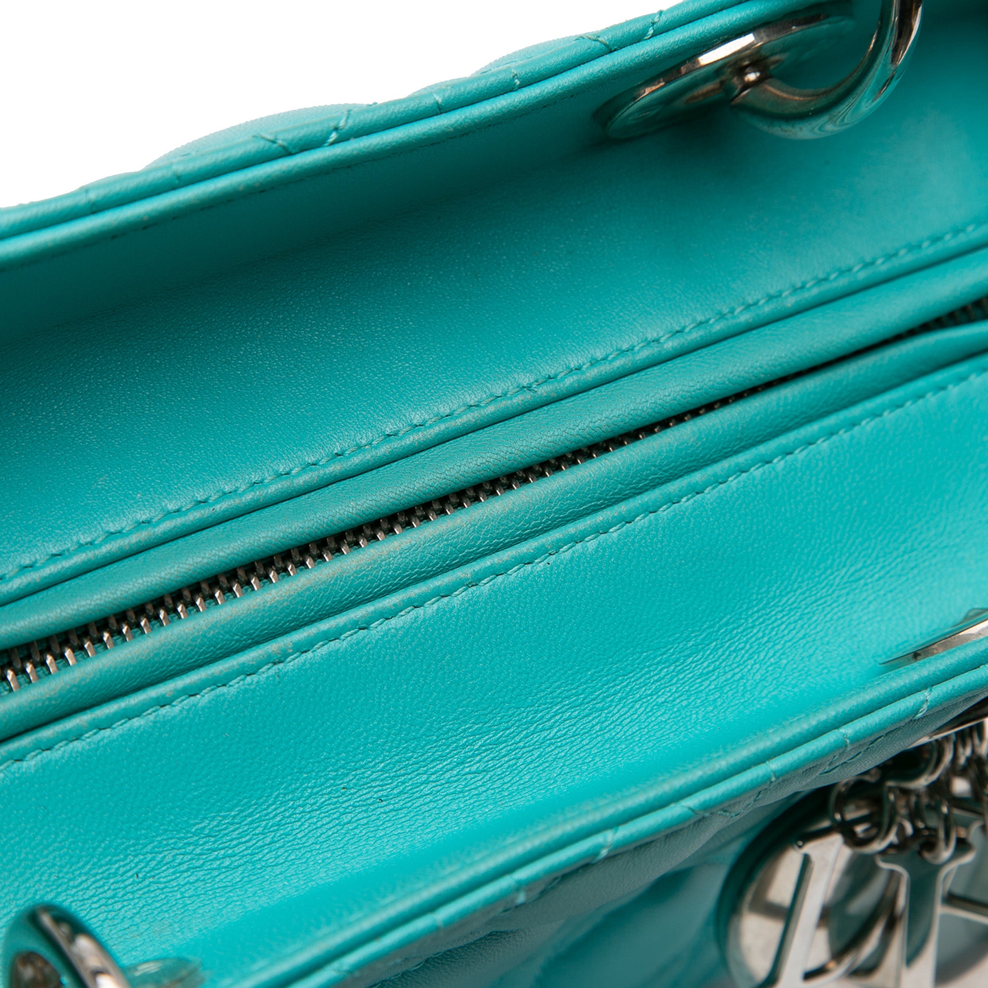 Dior Medium Lambskin Cannage Lady Dior - image 8