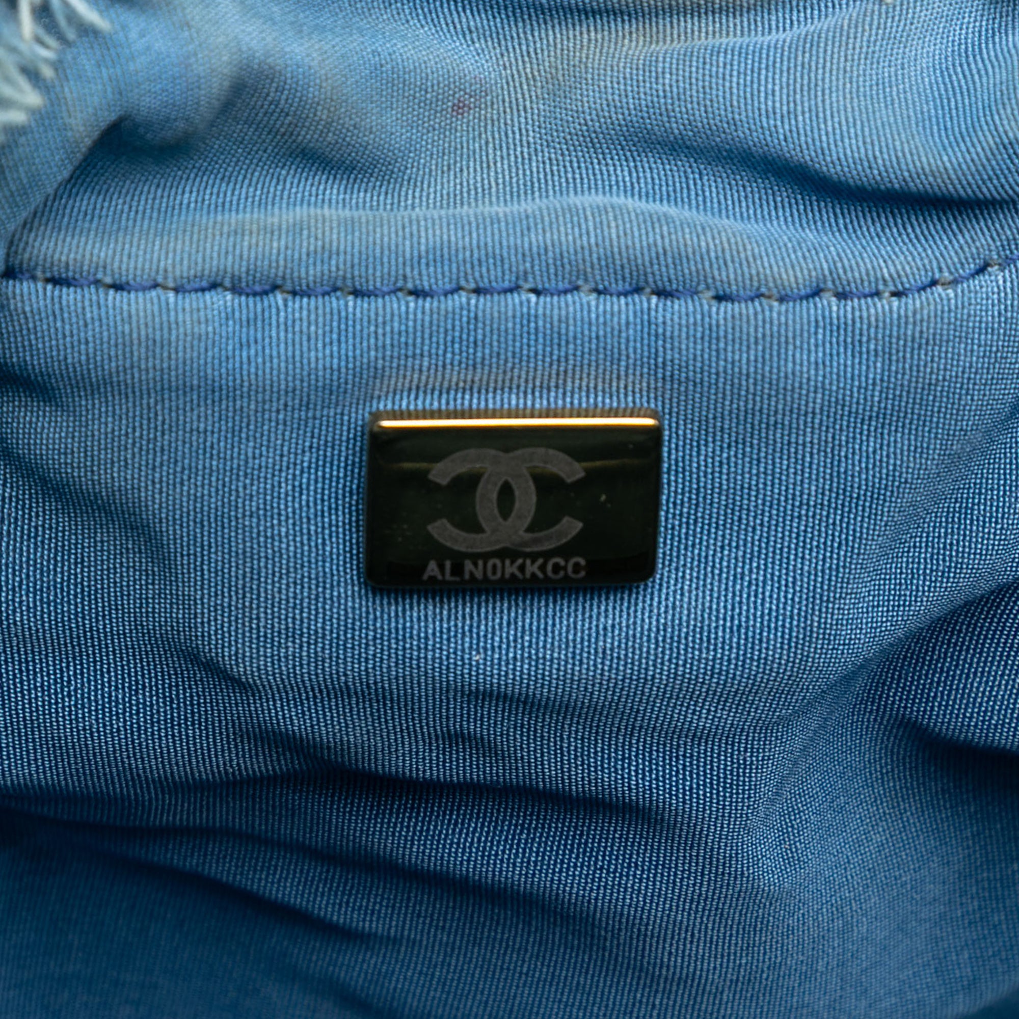 Chanel Medium Quilted Denim Mood Bucket with Chain - image 6
