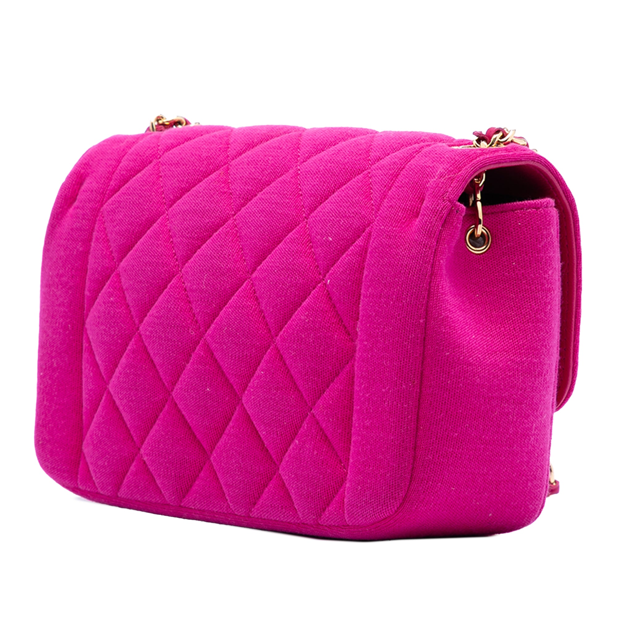 Chanel Mini Quilted Jersey Chic With Me Flap - image 2
