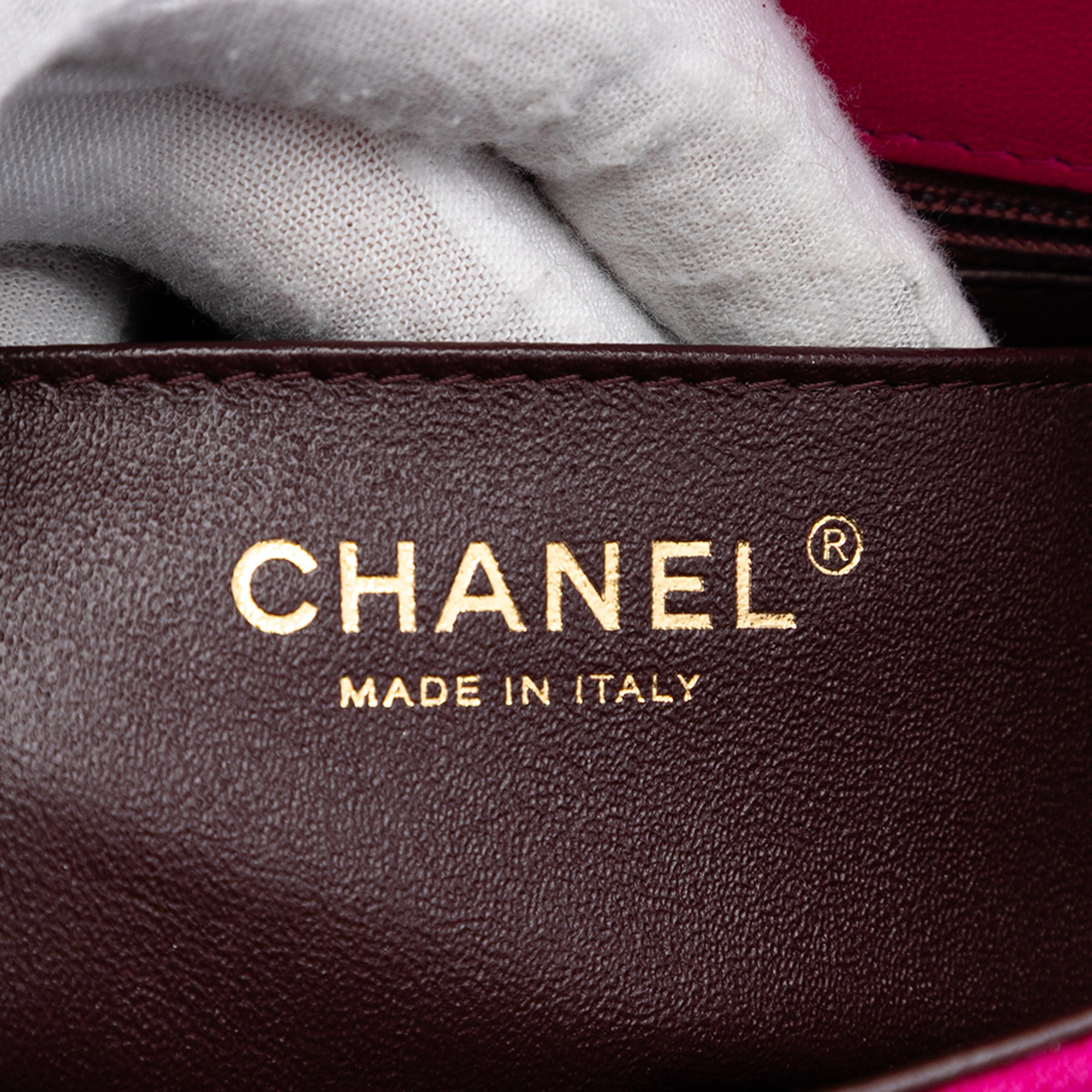 Chanel Mini Quilted Jersey Chic With Me Flap - image 5