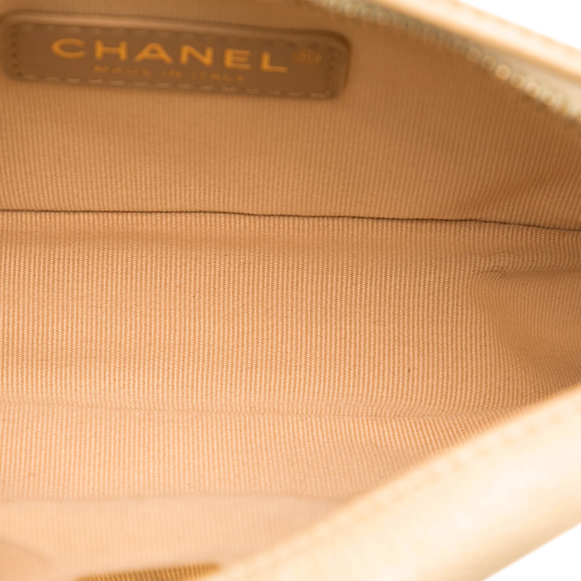 Chanel CC Quilted Caviar Melody Chain Camera Bag - image 4