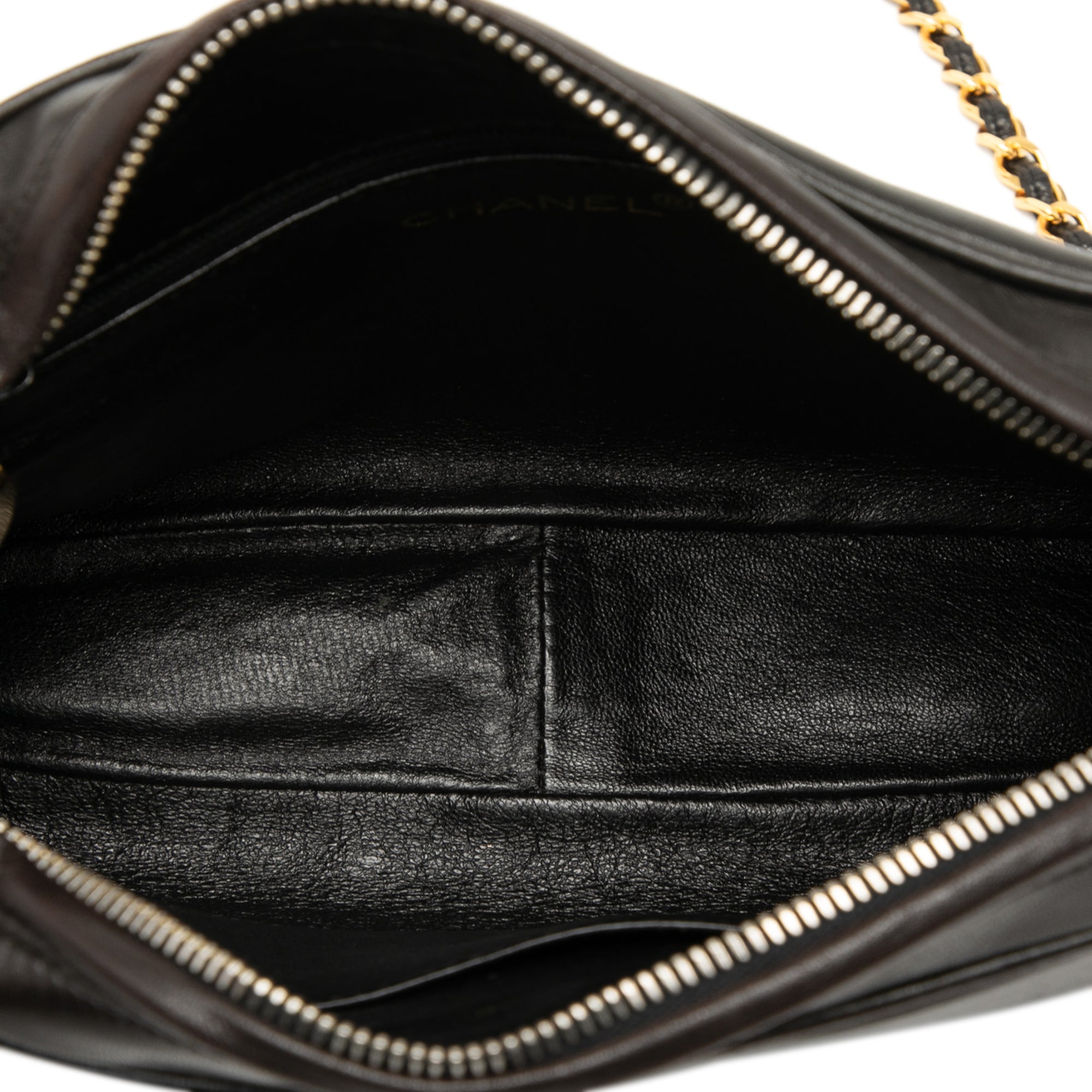 Chanel CC Stitched Lambskin Tassel Flap Crossbody - image 4