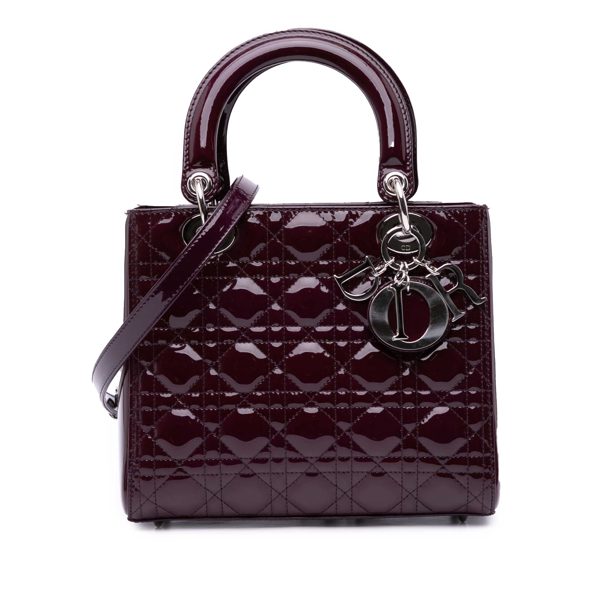 Dior Medium Patent Cannage Lady Dior - image 1