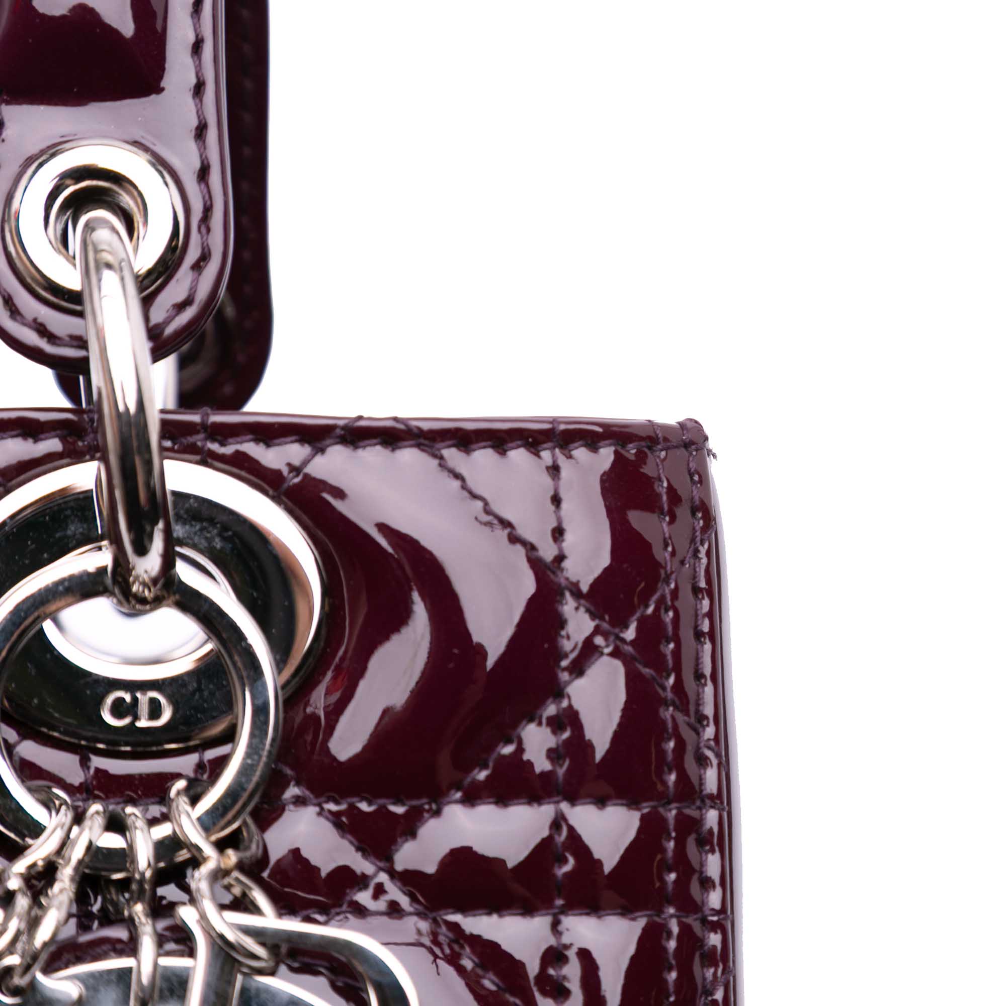 Dior Medium Patent Cannage Lady Dior - image 10