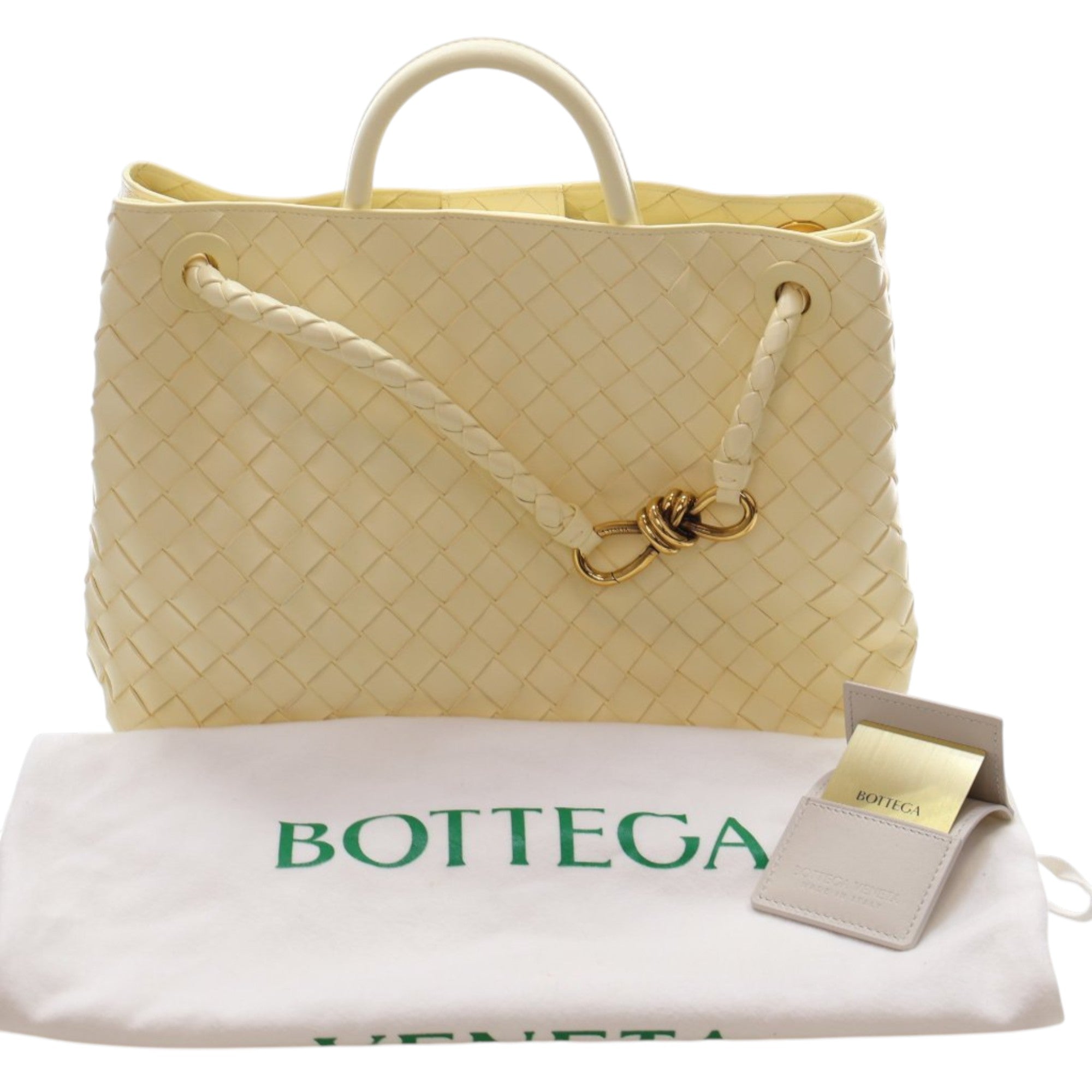 Bottega Veneta Medium Lambskin Intrecciato Andiamo Bag - image 15
