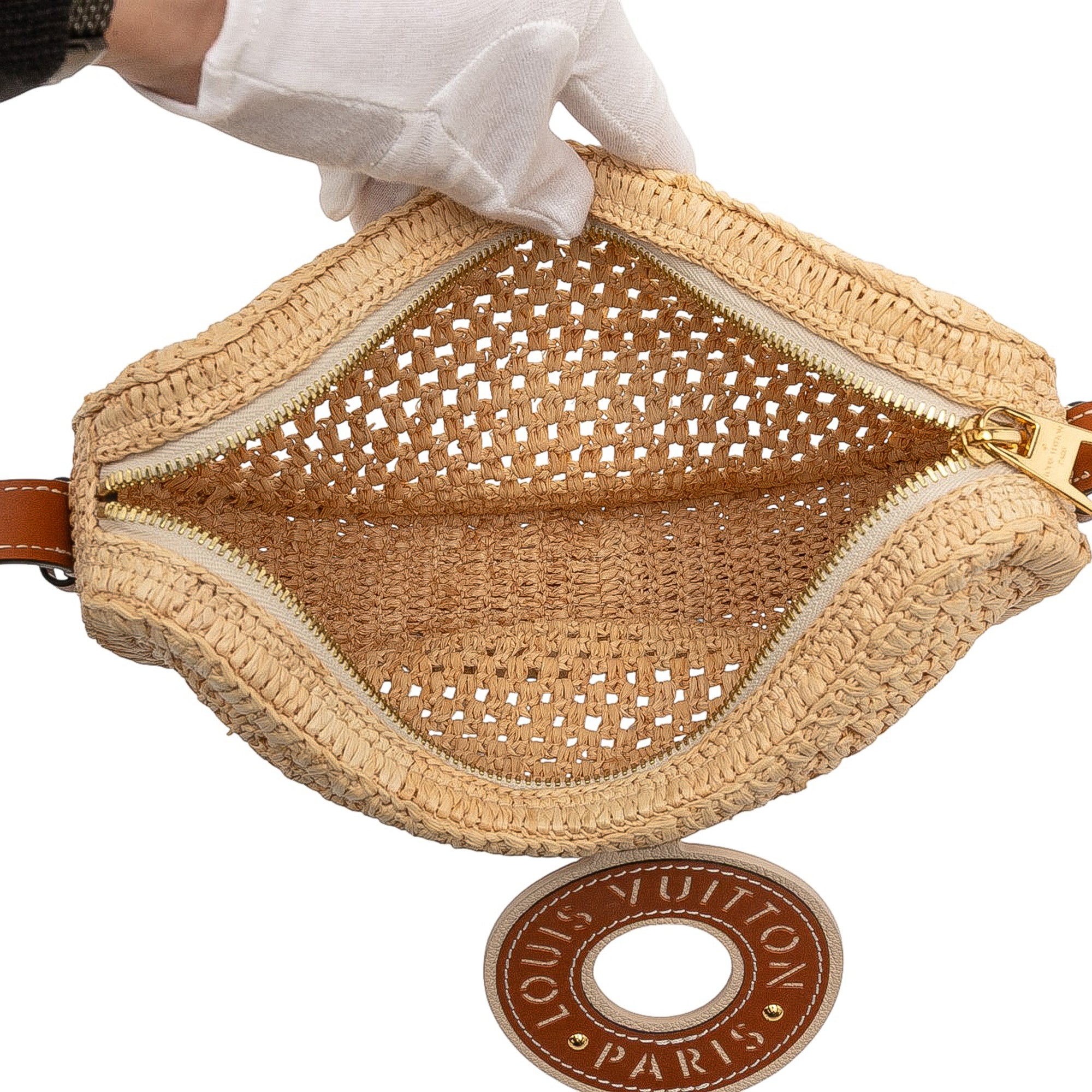 Louis Vuitton Raffia By the Pool Croissant MM - image 4