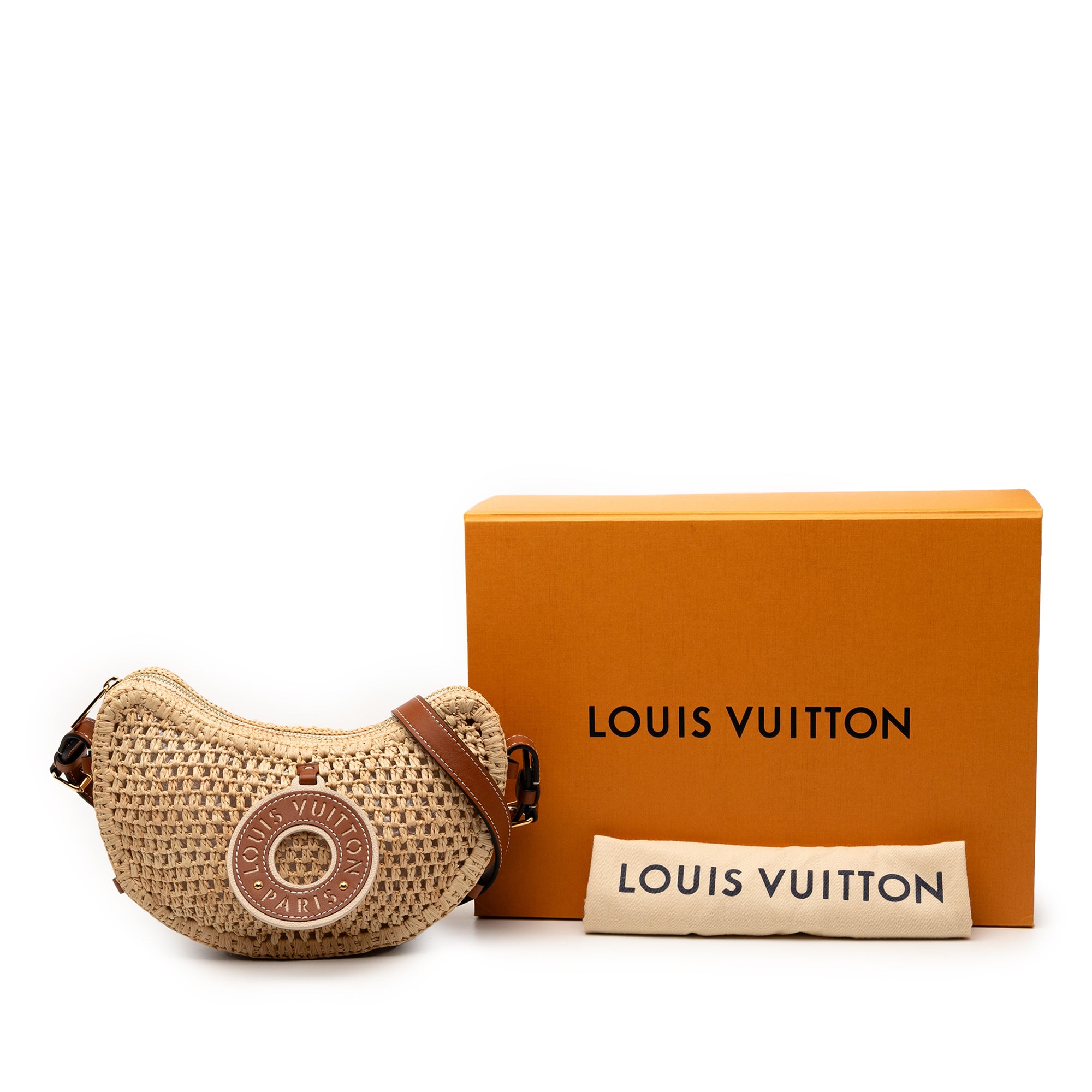 Louis Vuitton Raffia By the Pool Croissant MM - image 8