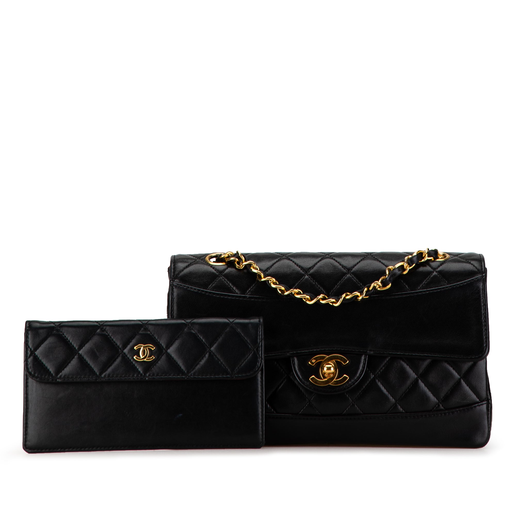 Chanel CC Matelasse Lambskin Flap Crossbody Bag - image 13