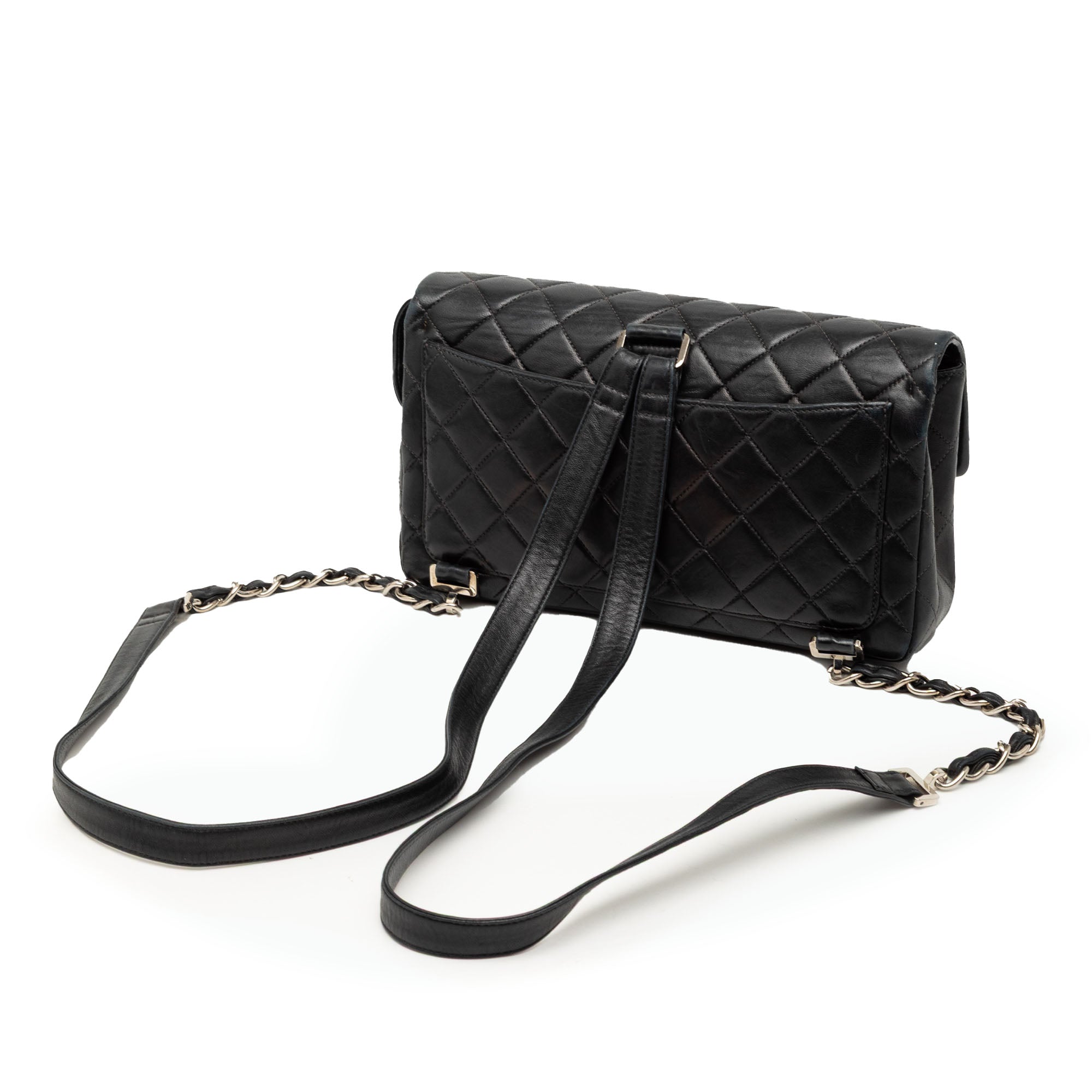 Chanel Medium Quilted Lambskin Flap Backpack - image 2