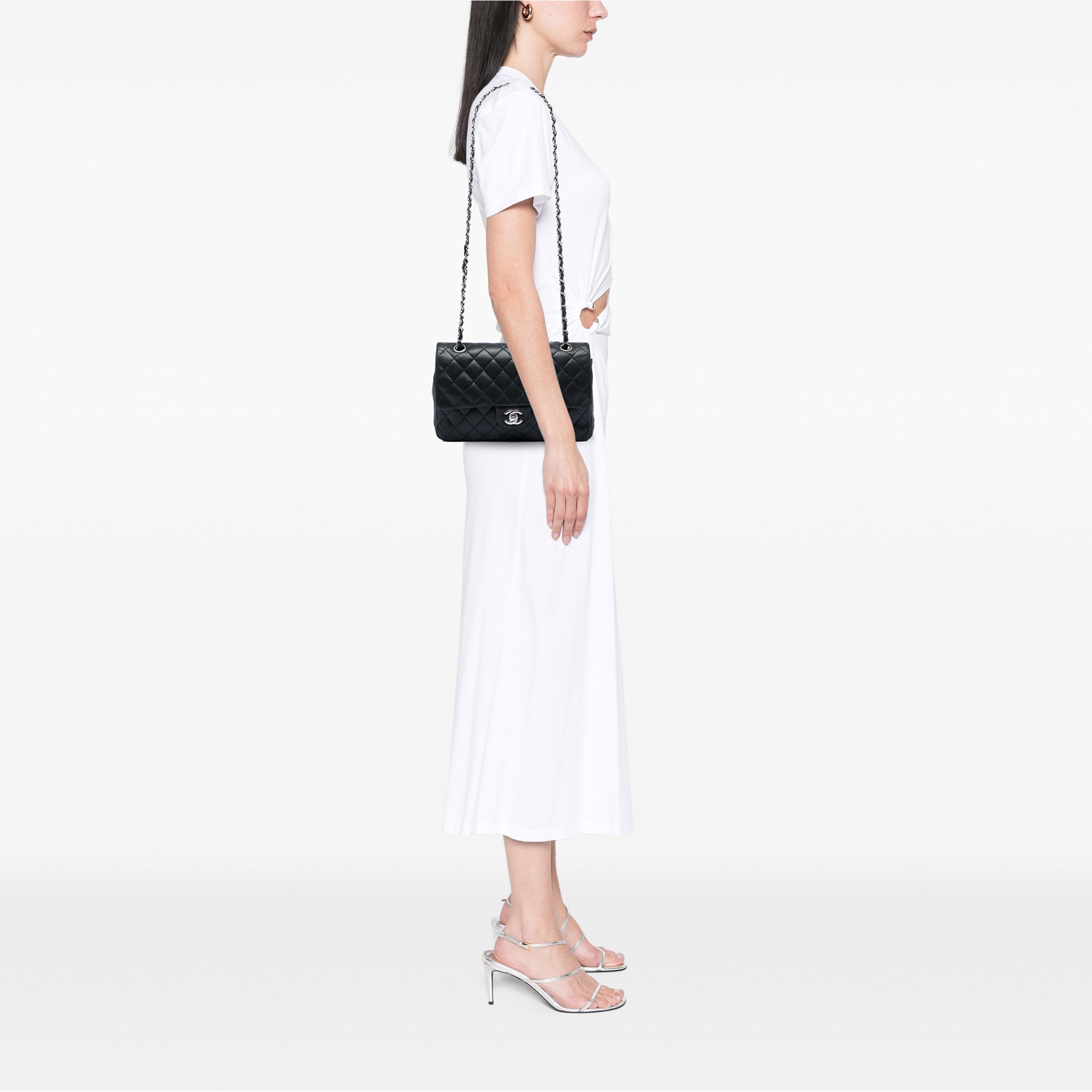 Chanel Medium Classic Lambskin Double Flap - image 5