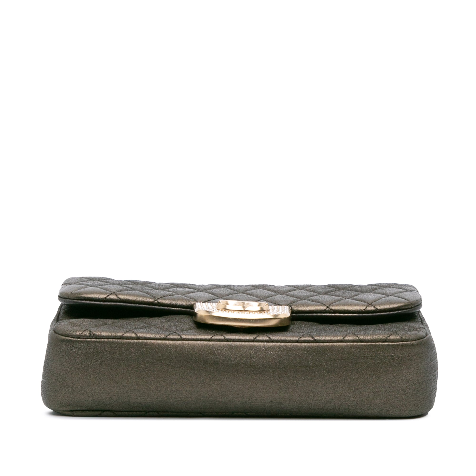 Chanel Small Quilted Iridescent Calfskin Crystal Single Flap - image 3