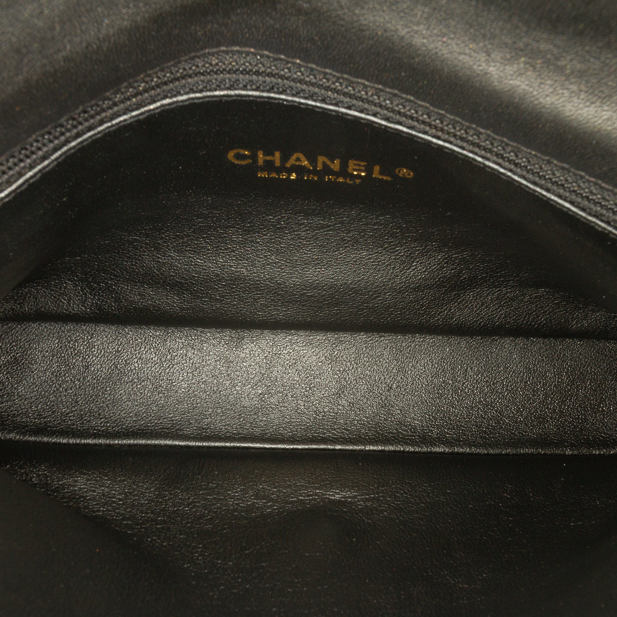 Chanel Small Quilted Iridescent Calfskin Crystal Single Flap - image 4