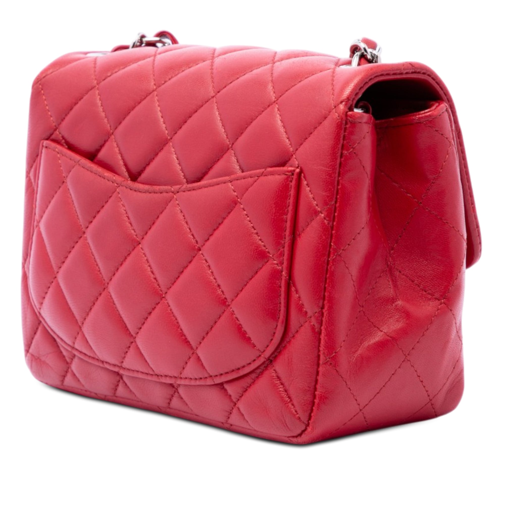 Chanel Mini Square Classic Lambskin Single Flap - image 2