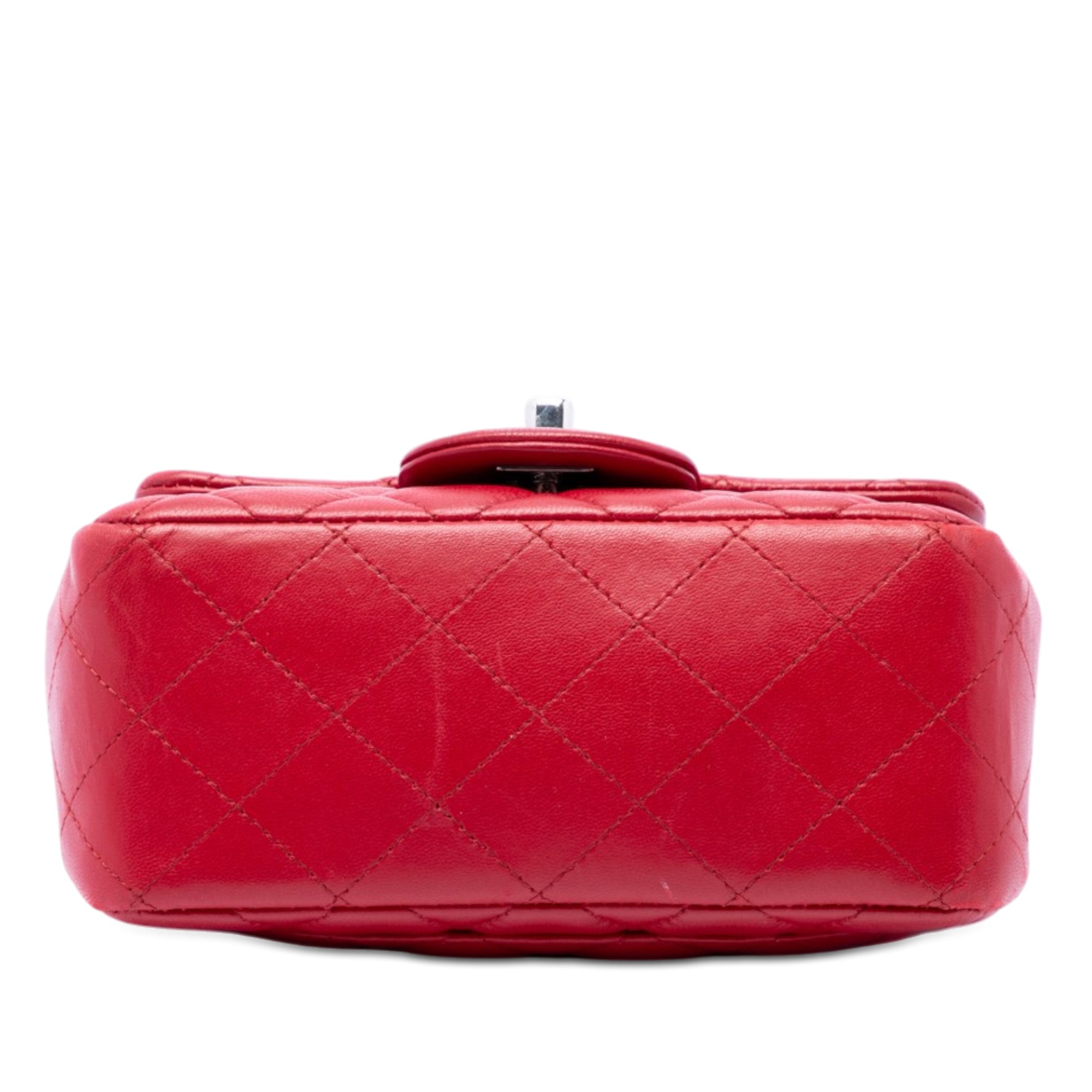 Chanel Mini Square Classic Lambskin Single Flap - image 3