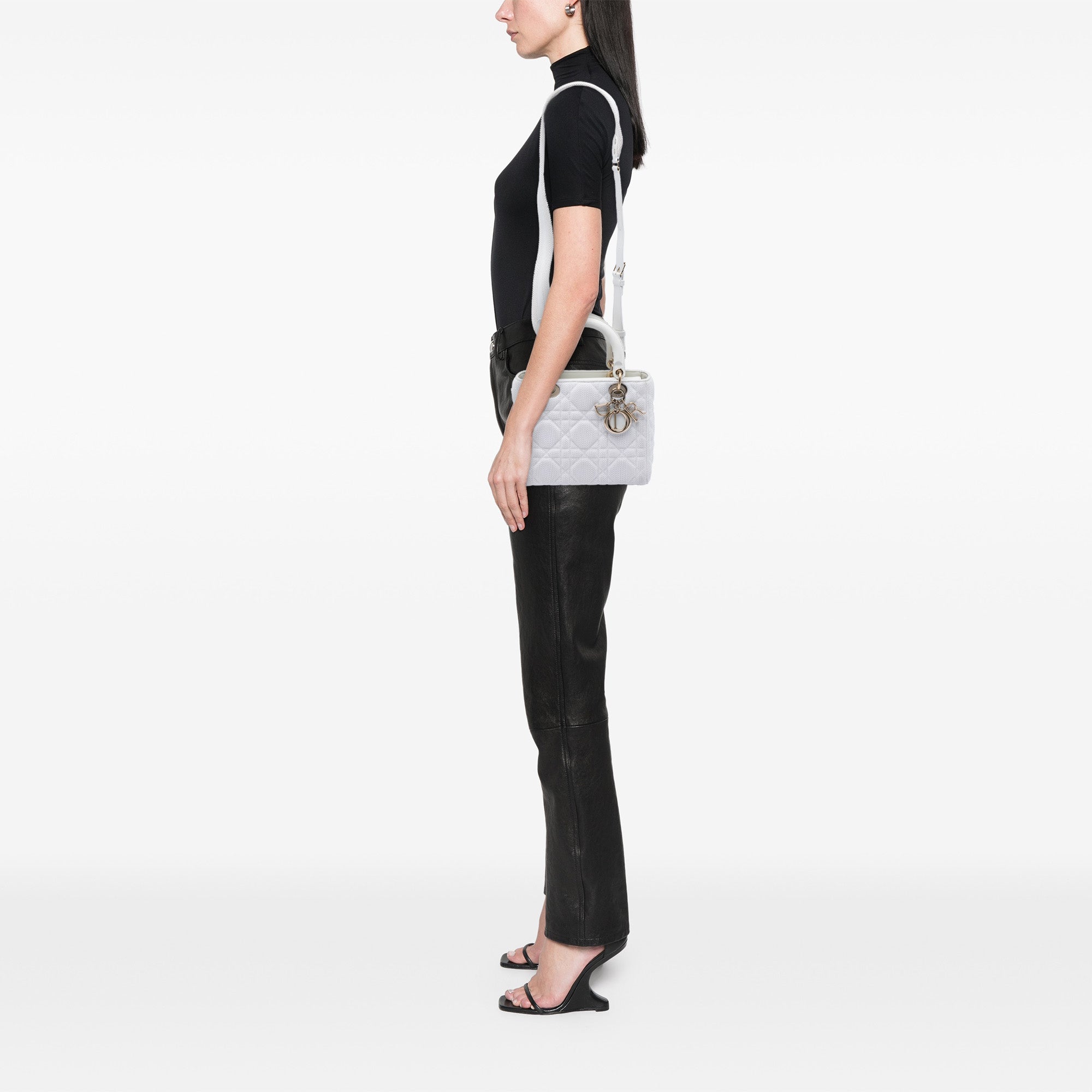 Dior Medium Mesh Cannage Lady Dior - image 7