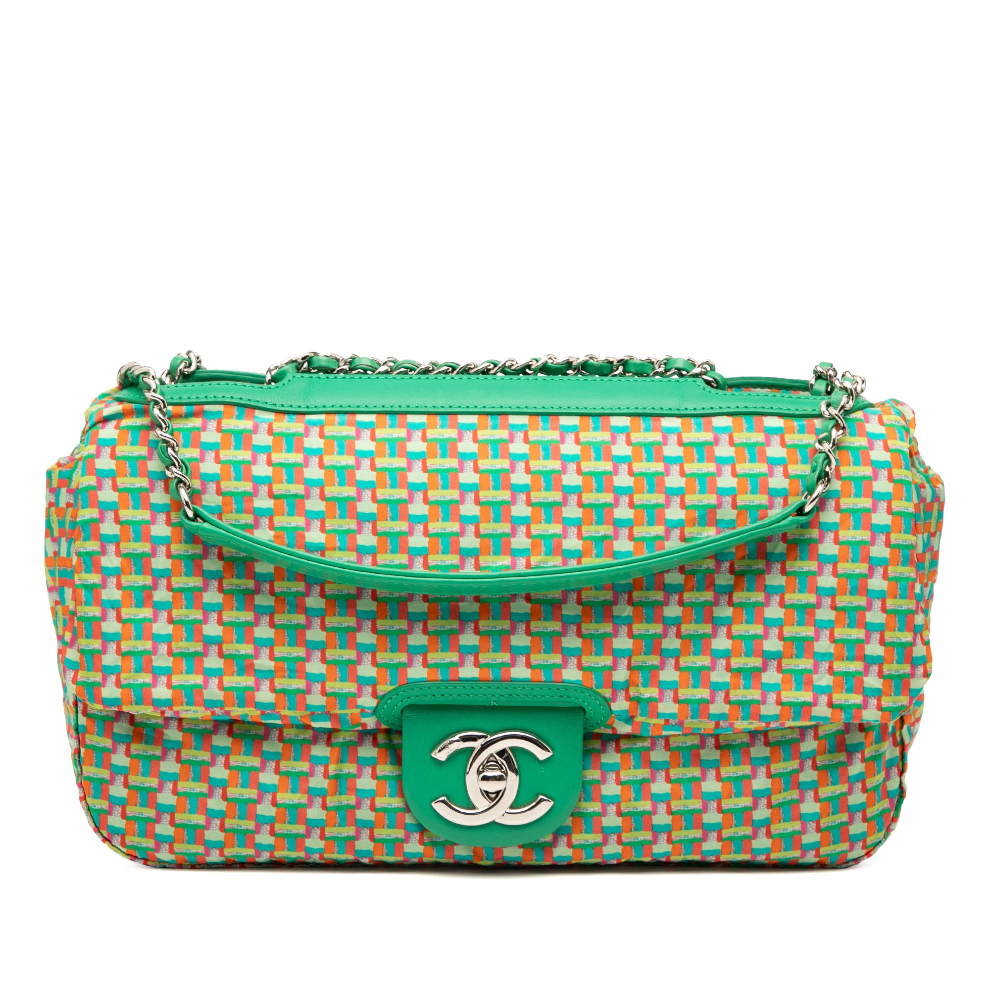 Chanel Medium Quilted Rubber and Lambskin Coco Rain Flap - image 1