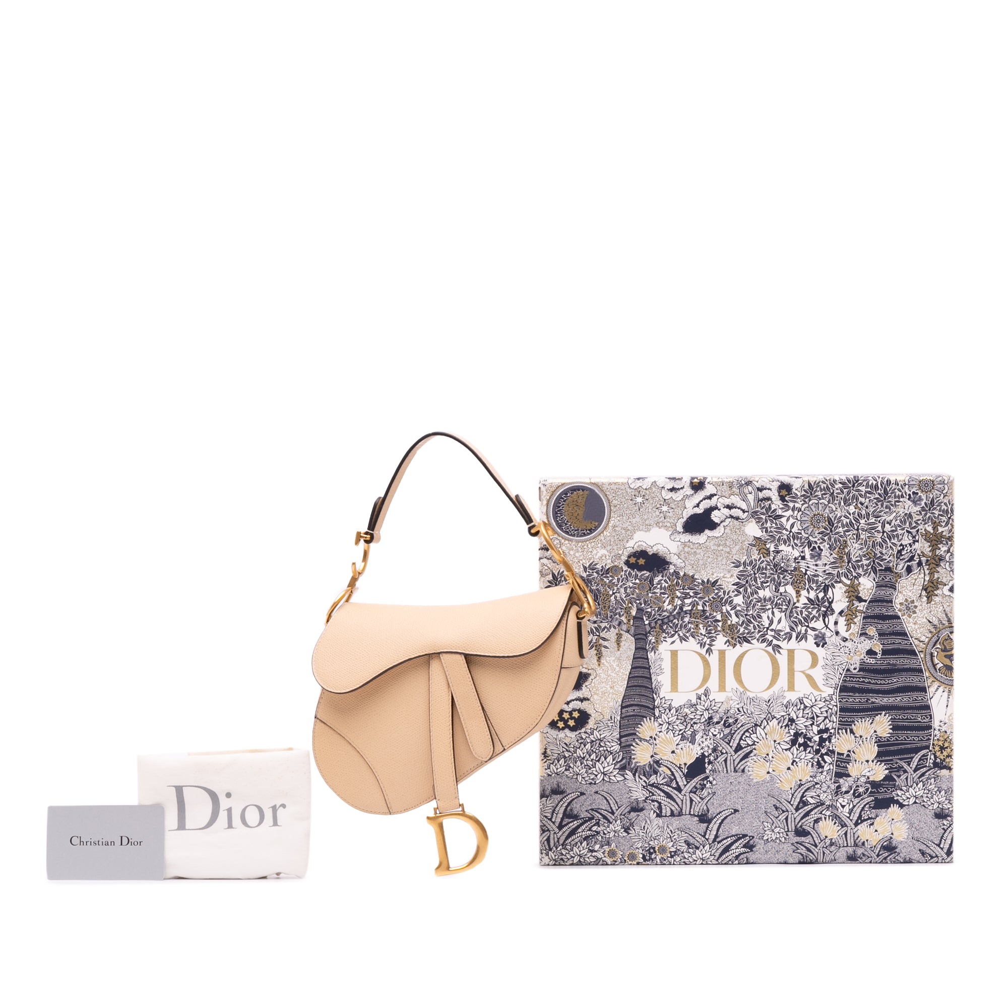 Dior Mini Grained Calfskin Saddle Bag - image 10