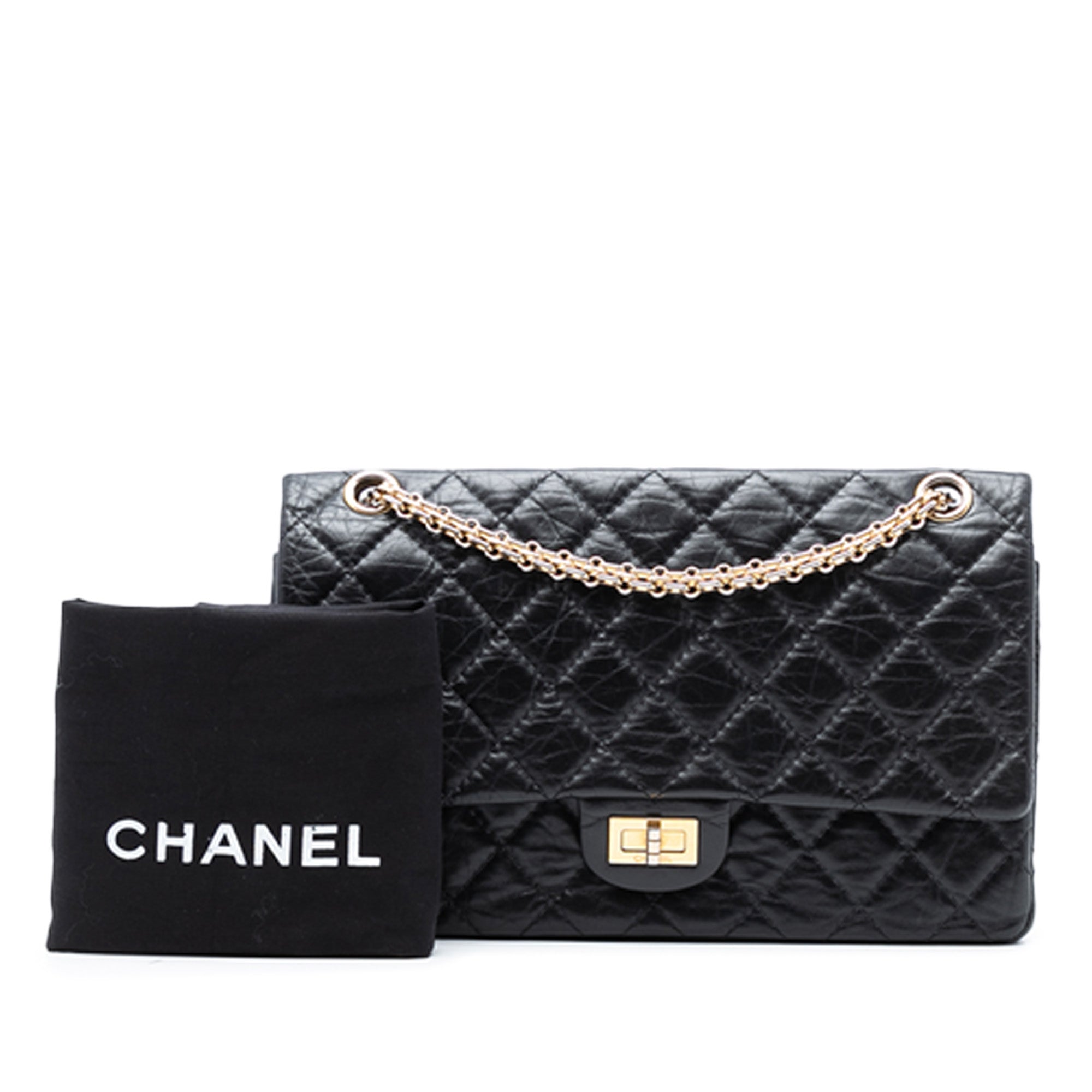 Chanel Quilted Aged Calfskin Reissue 2.55 Double Flap 226 - image 8