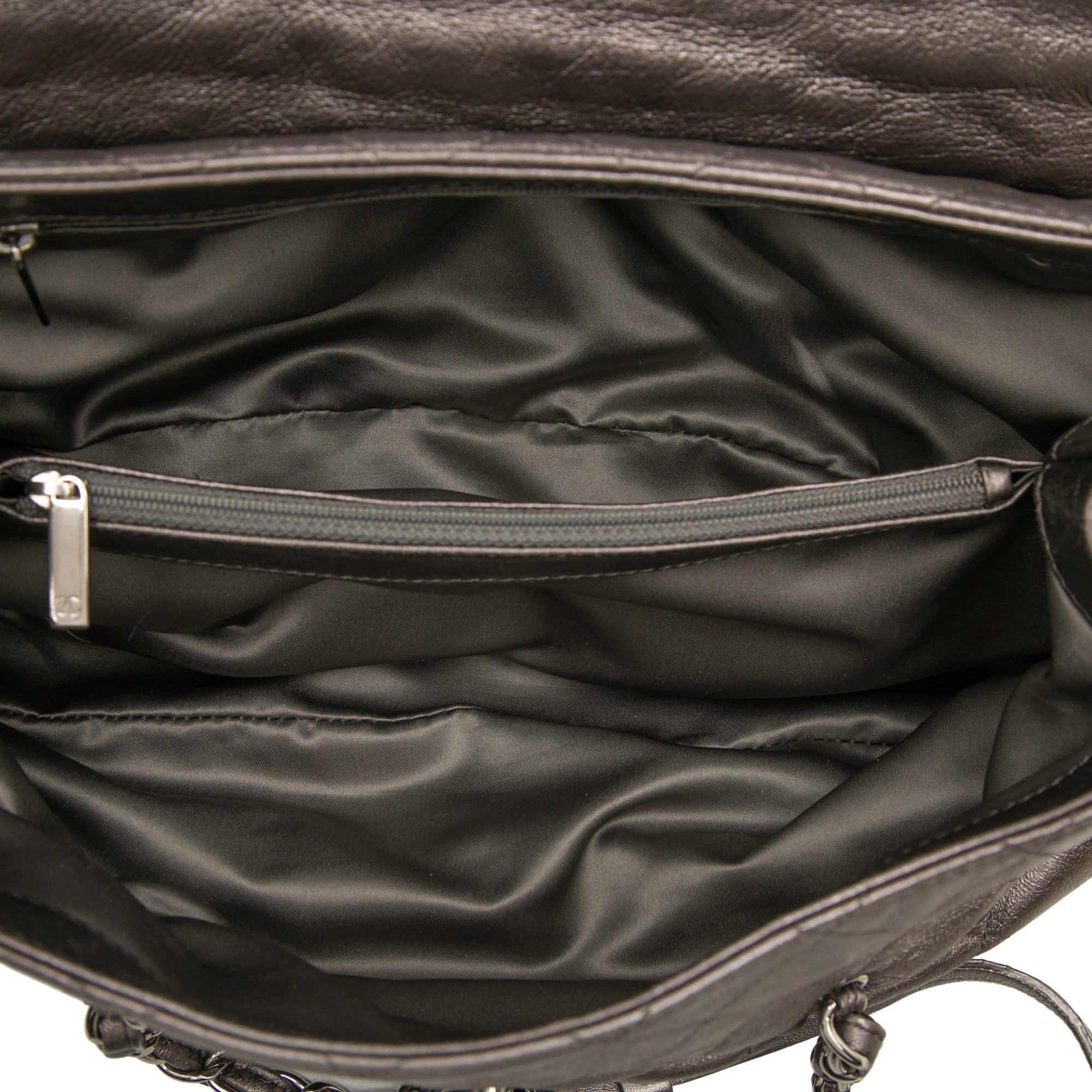 Chanel Quilted Metallic Lambskin Sharpei Flap - image 4