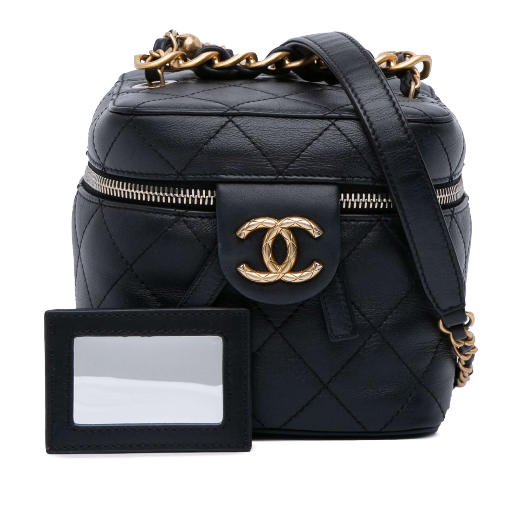 Chanel Small CC Lambskin Vanity Case