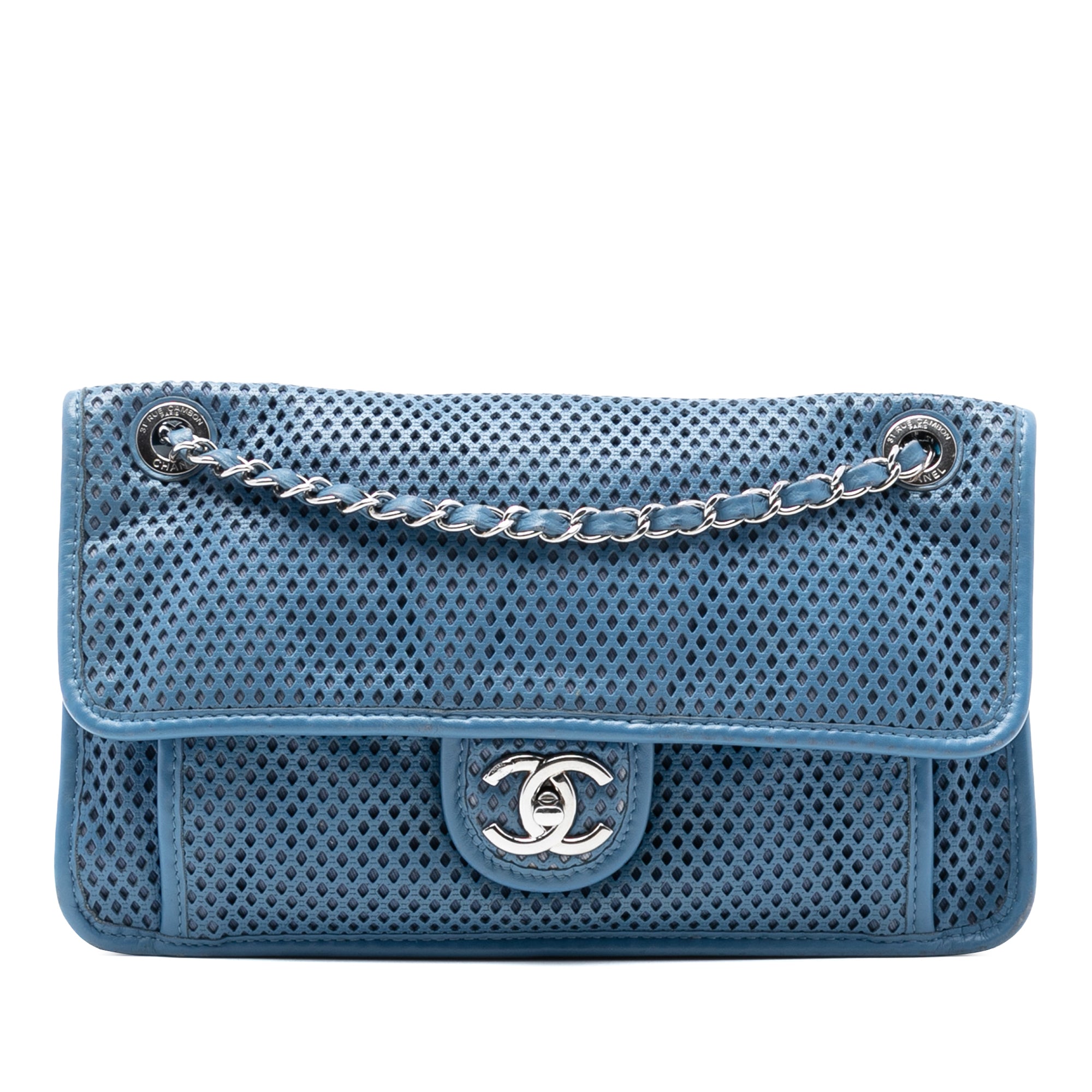 Chanel Medium Perforated Calfskin Up In The Air Flap - image 1