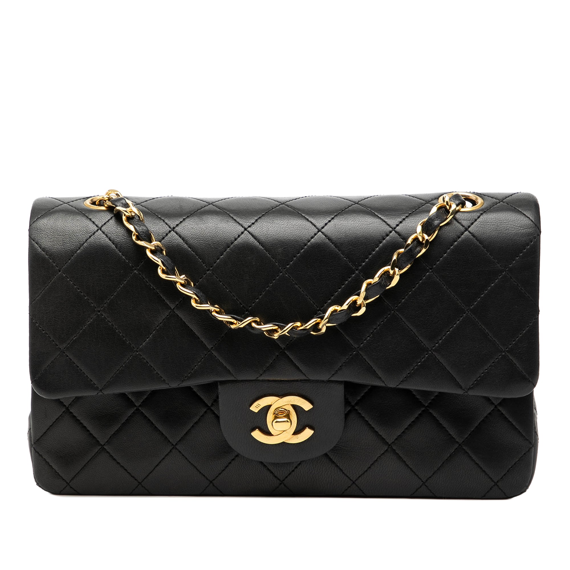 Chanel Small Classic Lambskin Double Flap - image 1