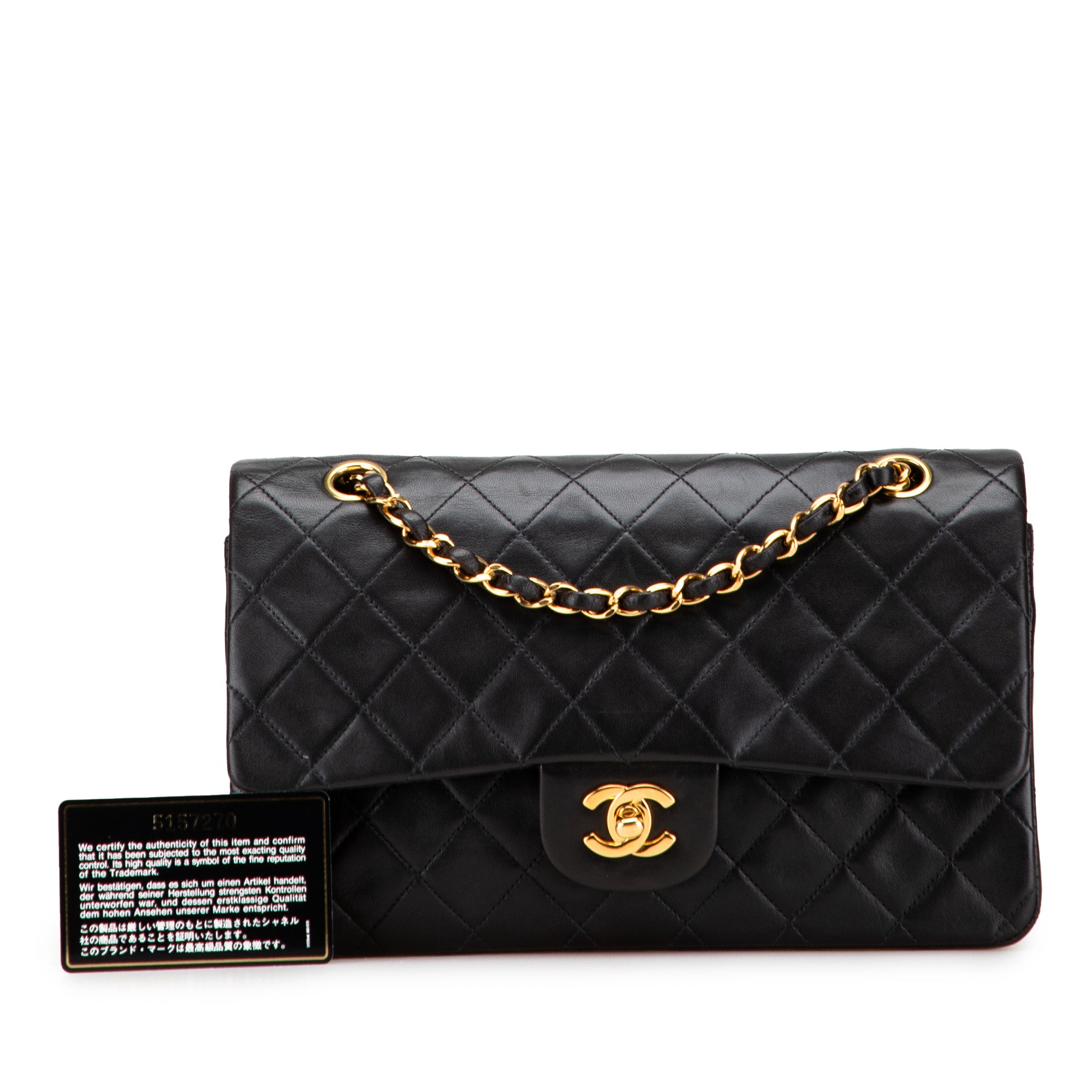 Chanel Medium Classic Lambskin Double Flap - image 11