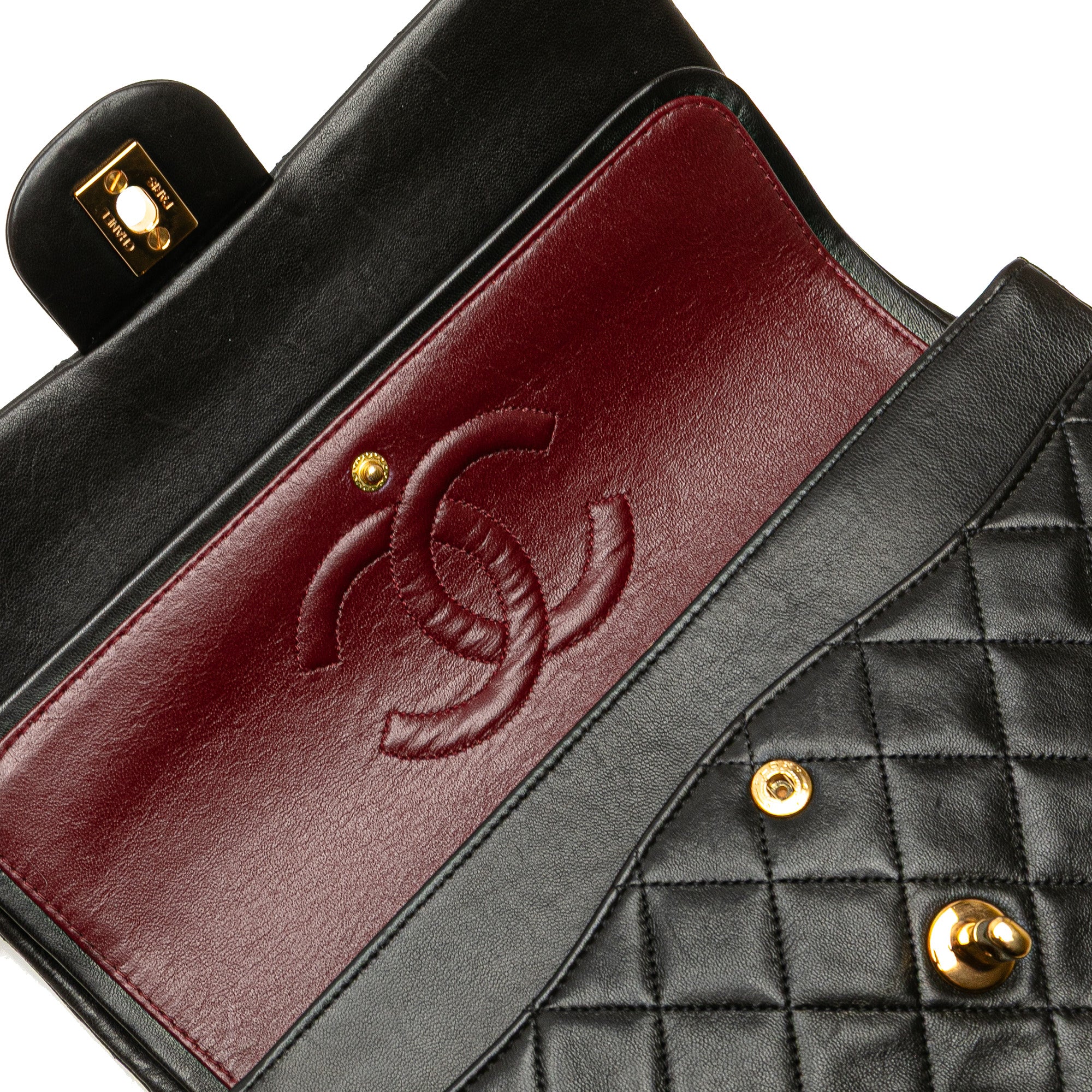 Chanel Medium Classic Lambskin Double Flap - image 8