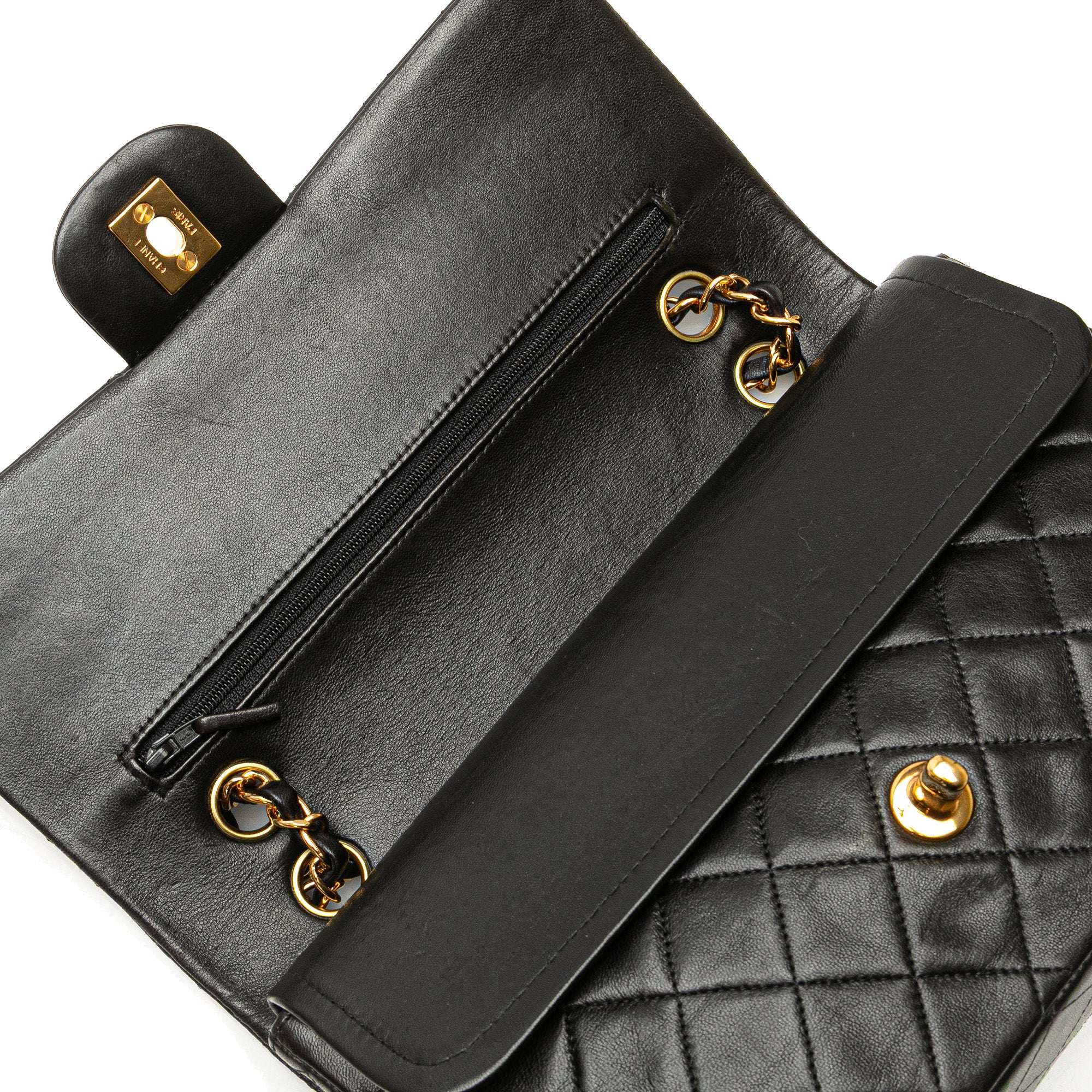 Chanel Medium Classic Lambskin Double Flap - image 9