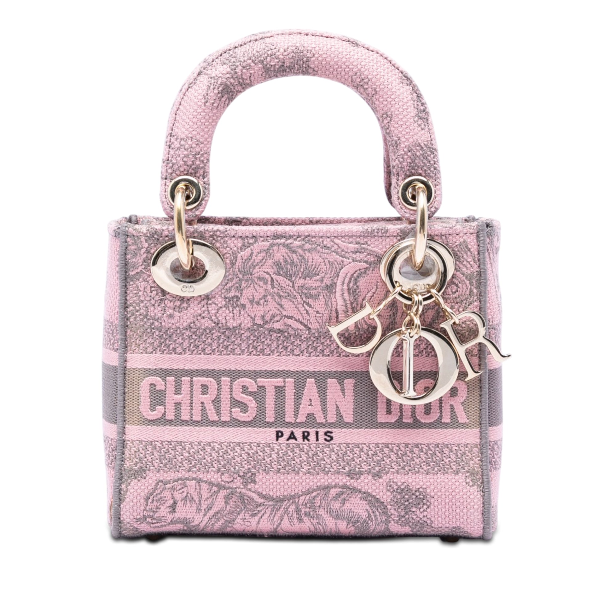 Dior Mini Embroidered Canvas Toile De Jouy Lady D Lite - image 1