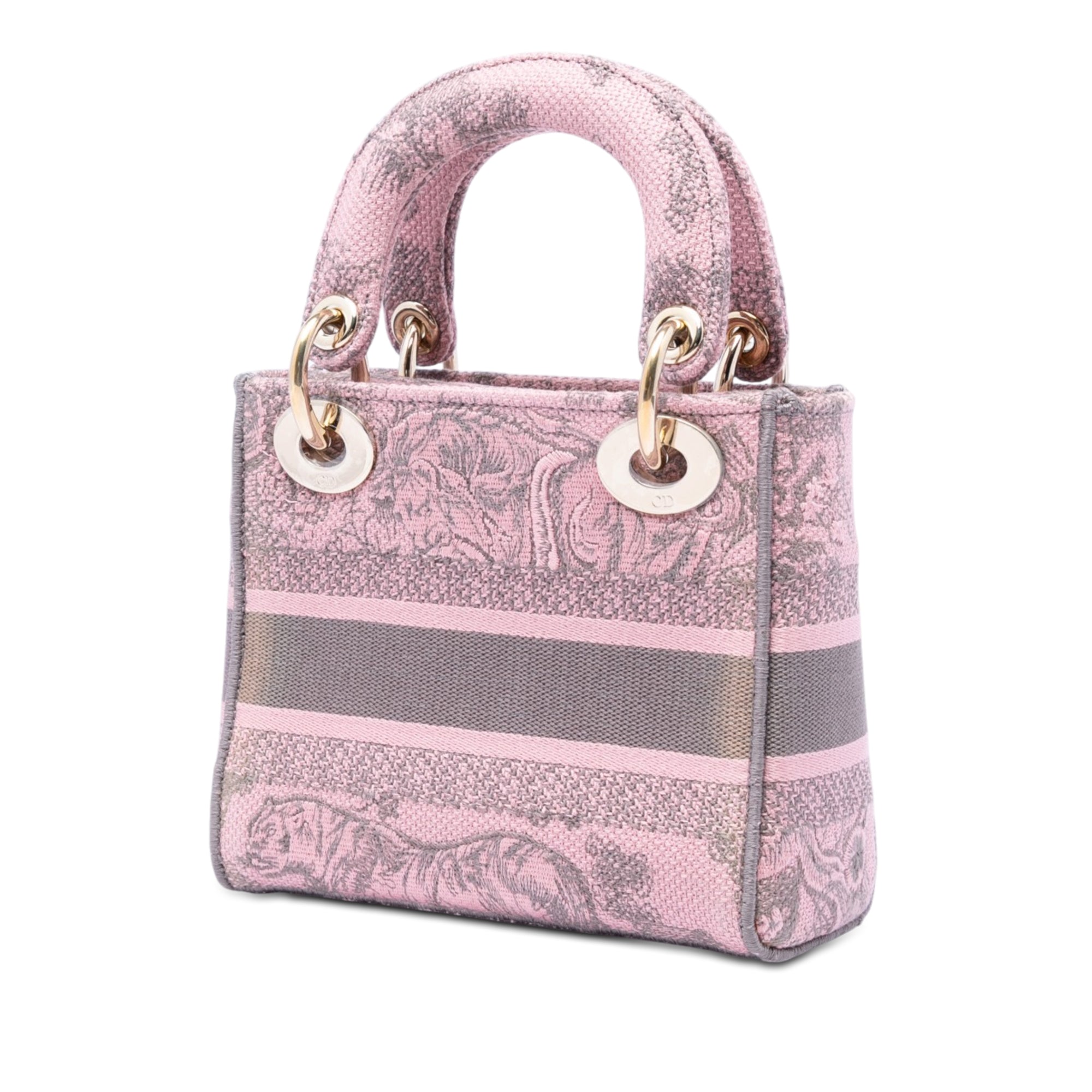 Dior Mini Embroidered Canvas Toile De Jouy Lady D Lite - image 2