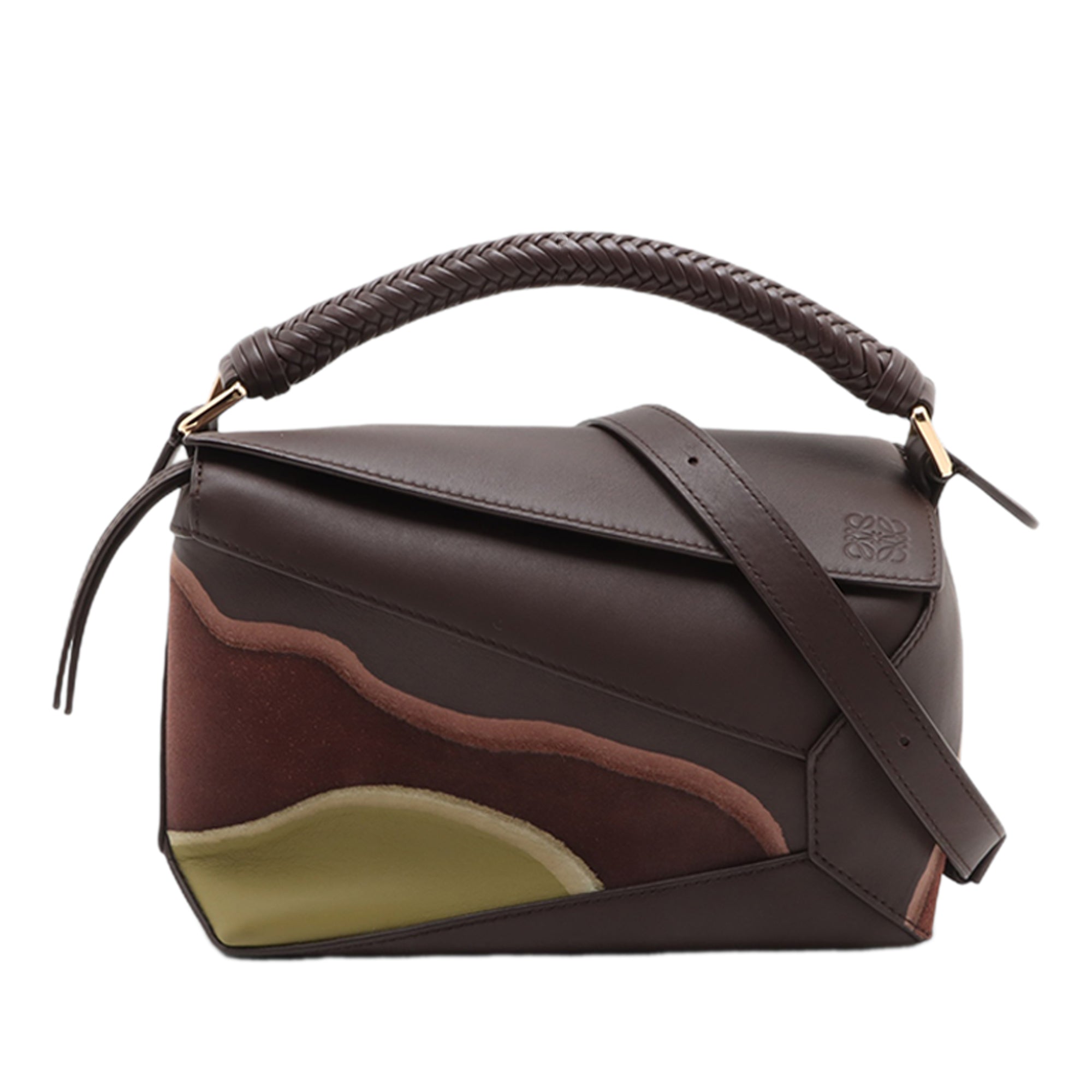 LOEWE Small Nappa Calf Landscape Puzzle Edge Satchel - image 1