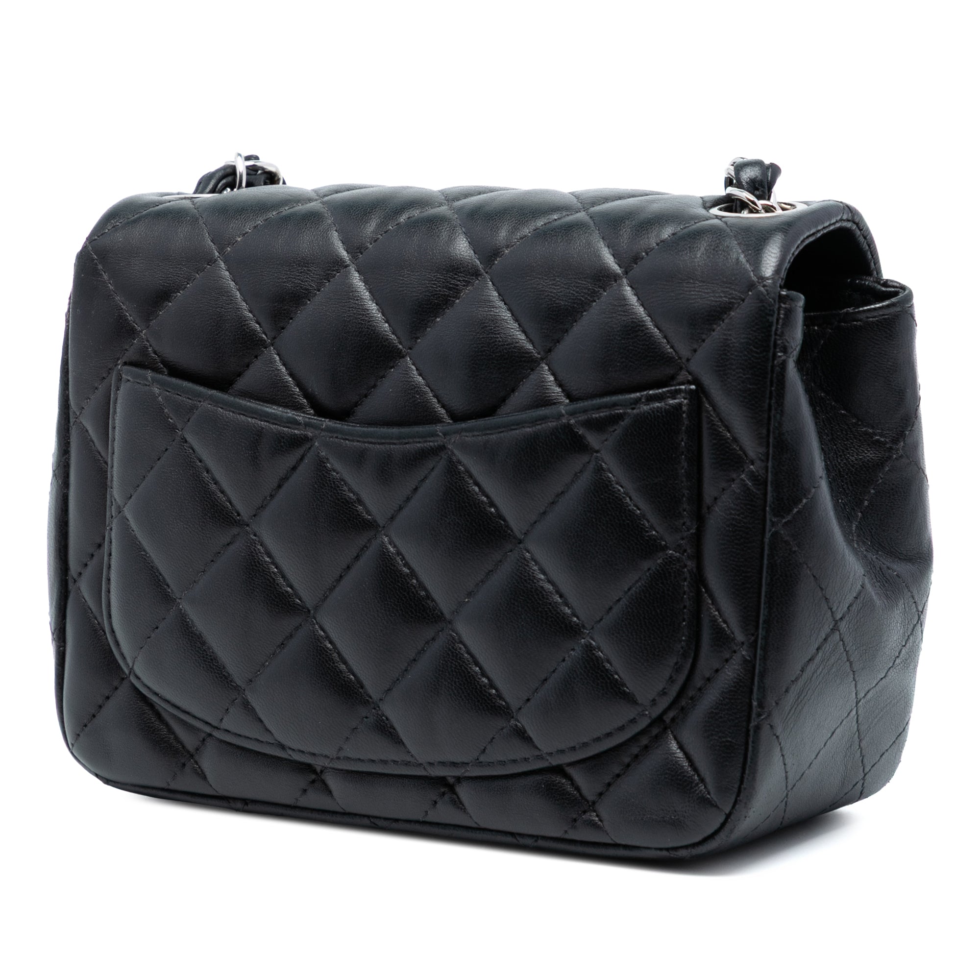 Chanel Mini Square Classic Lambskin Single Flap - image 2