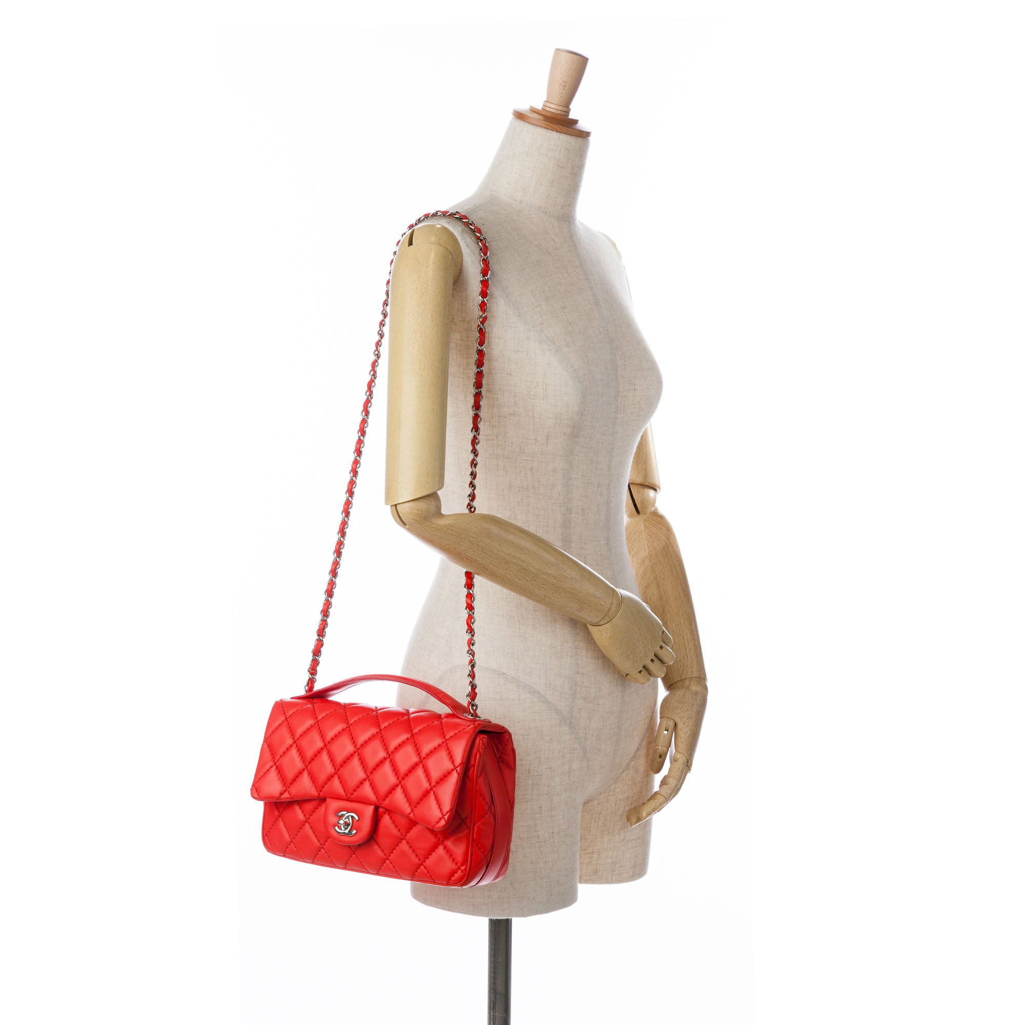 Chanel Medium Easy Carry Flap Satchel - image 9